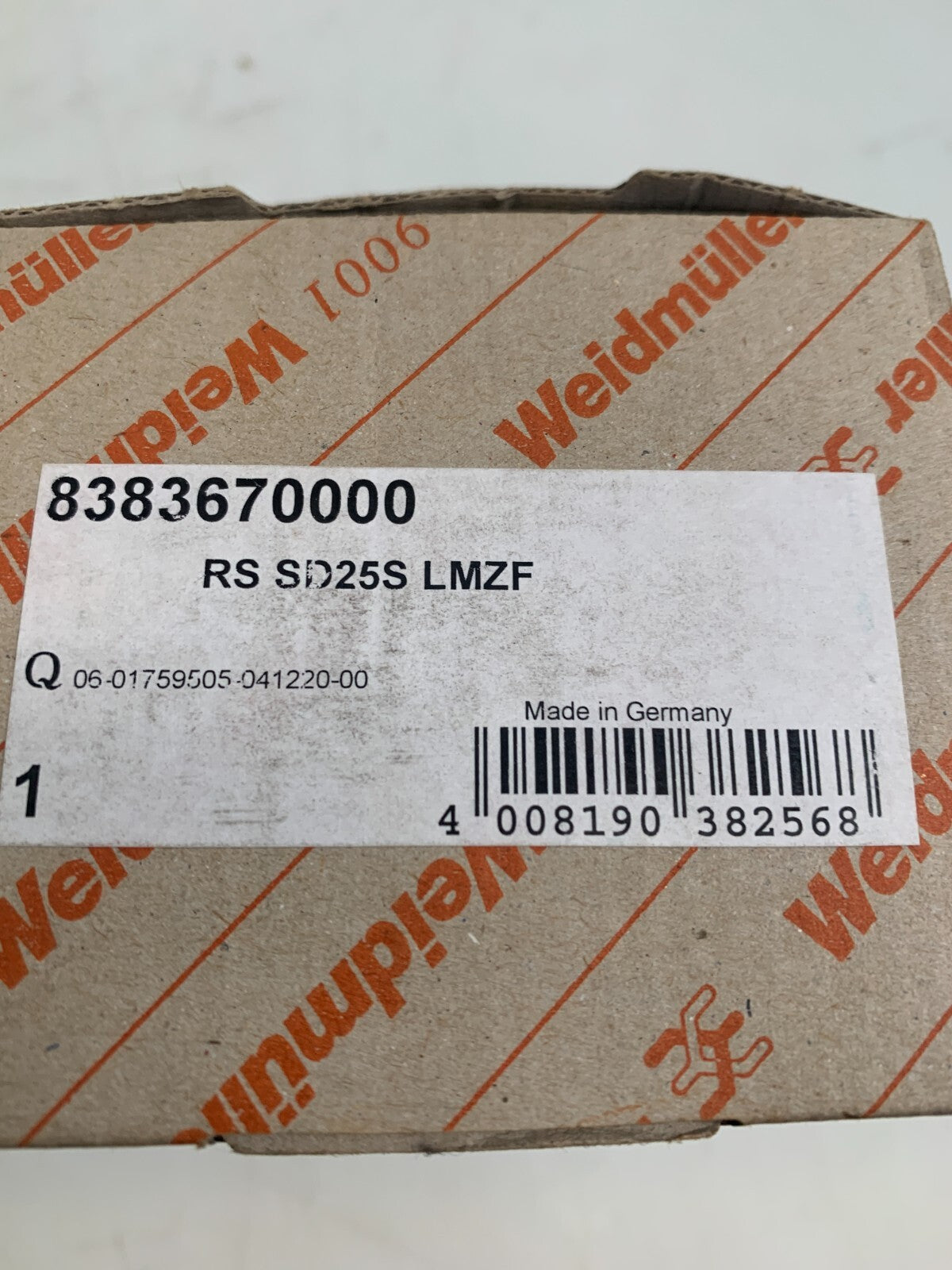 Weidmuller RS SD25S LMZF Position Interface Module