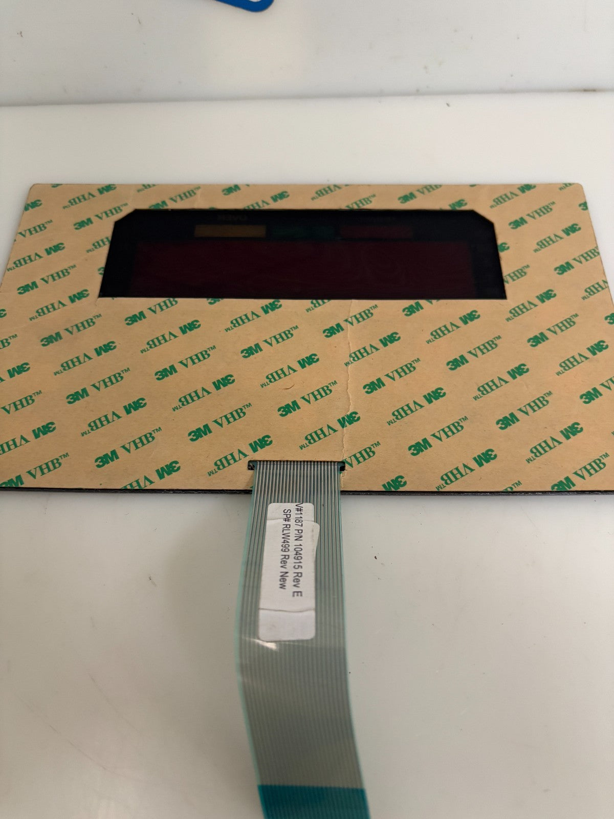 RICELAKE CW-90X INDICATOR TOUCH PANEL 104915 REV E