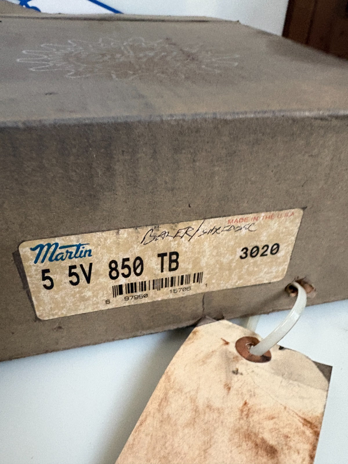 MARTIN 5 GROOVE V-BELT PULLEY 5 5V 850 TB2