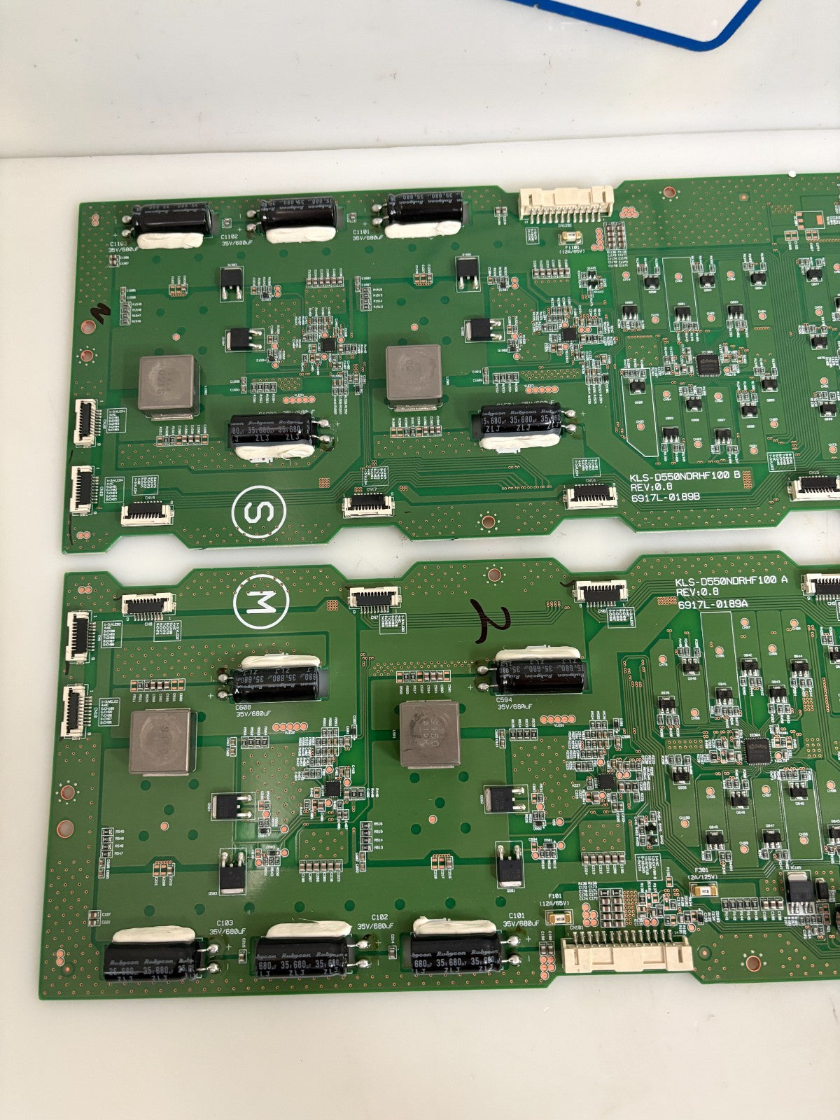 LG DISPLAY CO. INVERTER BOARD A AND B BOARD KLS-D55ONDRHF100 A KLS-D55ONDRHF100B2