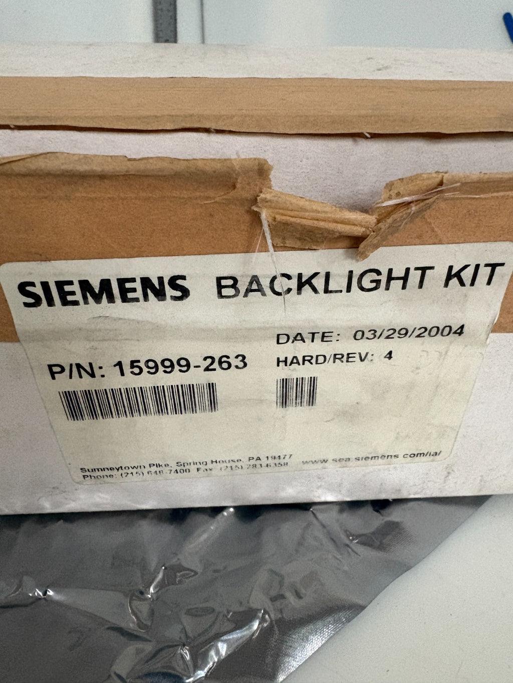 SIEMENS BACKLIGHT KIT 15999-263
