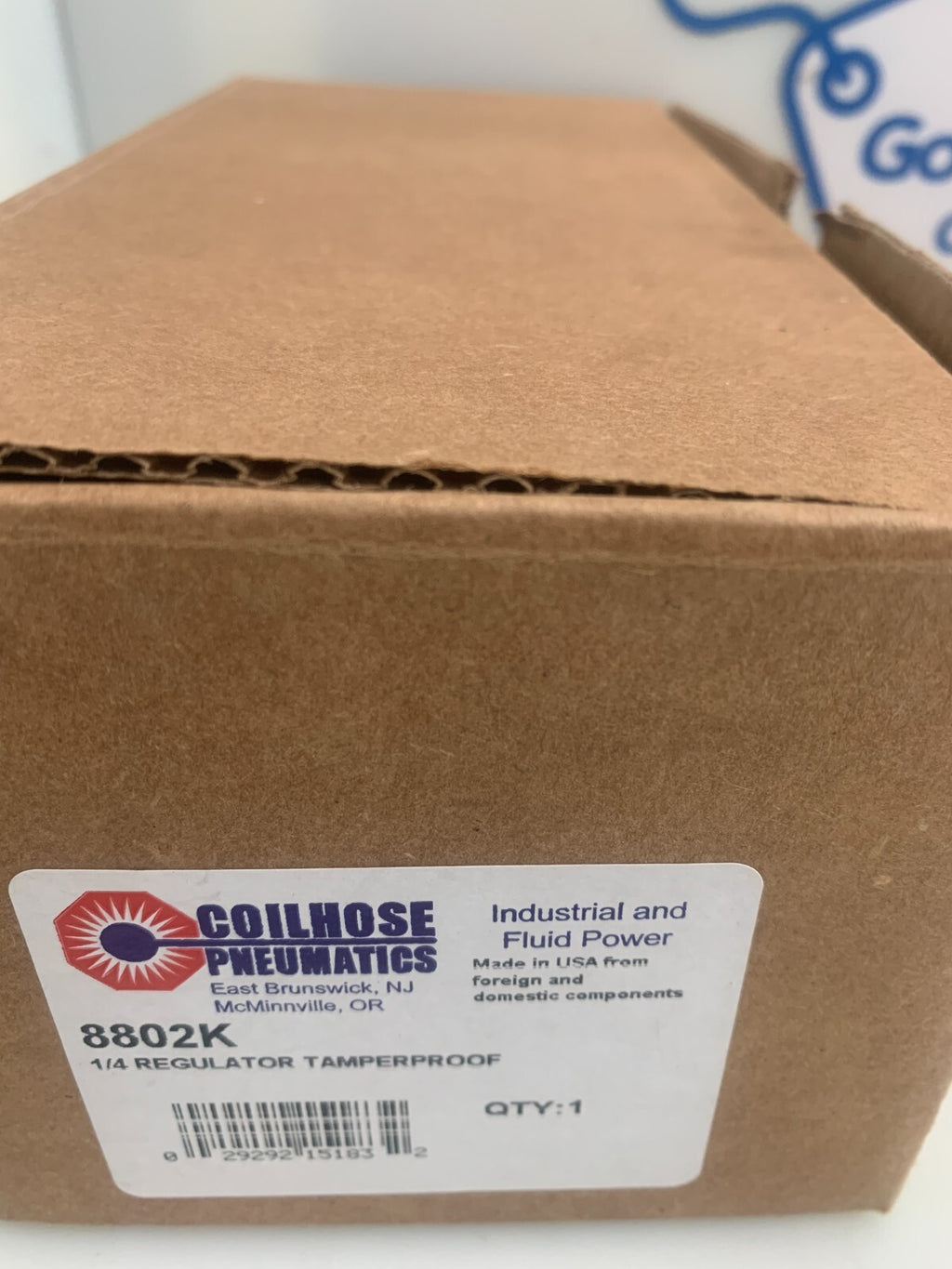 COILHOSE PNEUMATICS 8802K 1/4 Regulator Tamperproof