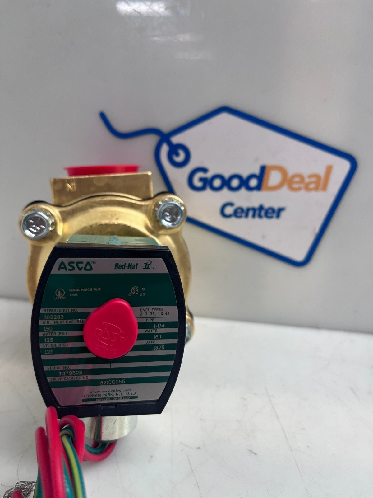 ASCO Red-Hat 8210G055 Solenoid Valve 1 1/4''