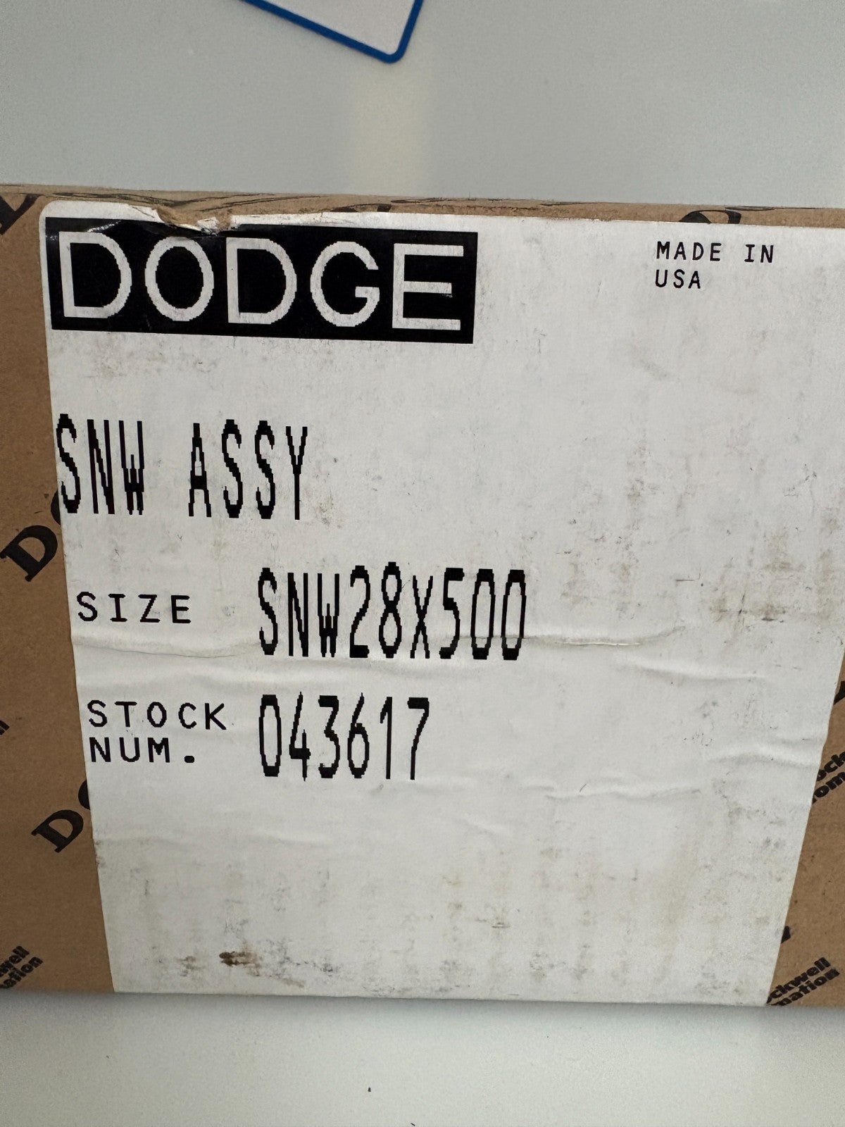 DODGE ADAPTER SLEEVE SNW 28X05001