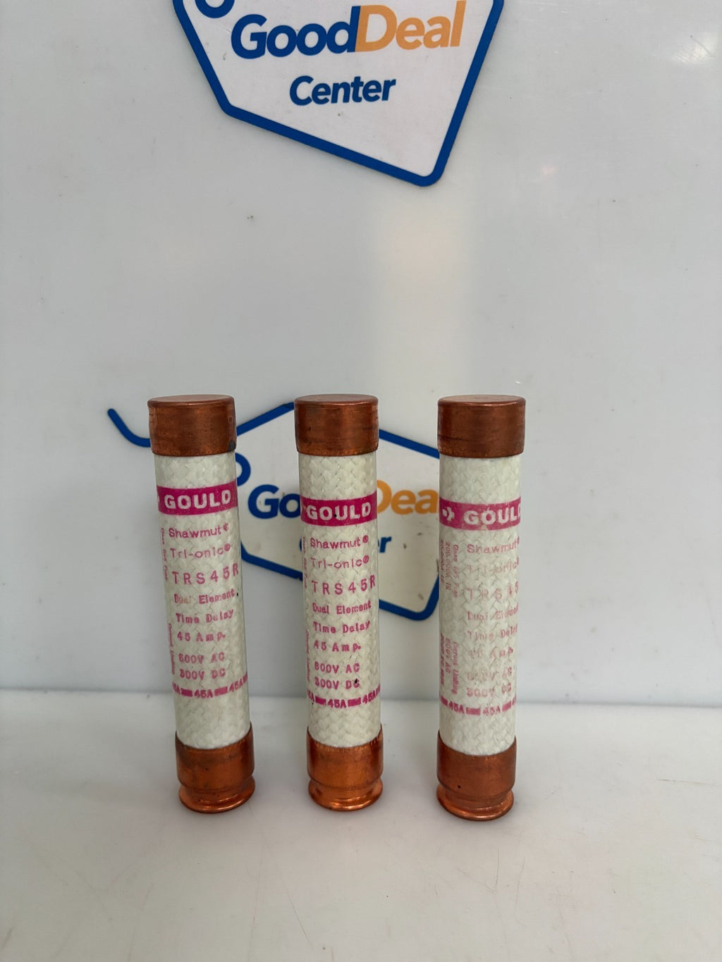 LOT OF 3 GOULD SHAWMUT TRS45R TRIONIC0