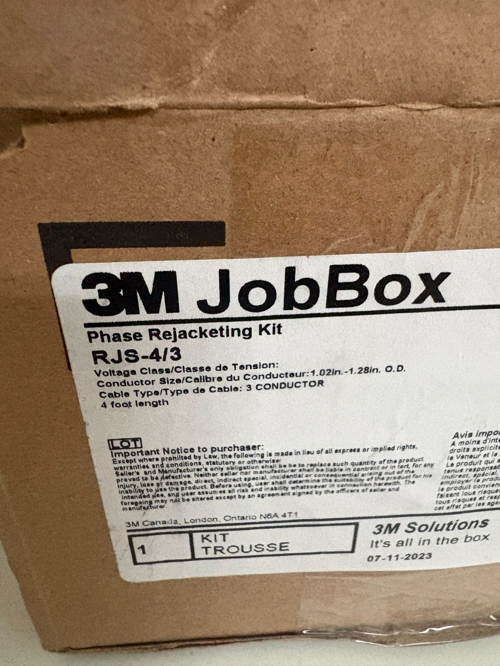 3M JOB BOX RJS-4/3 2