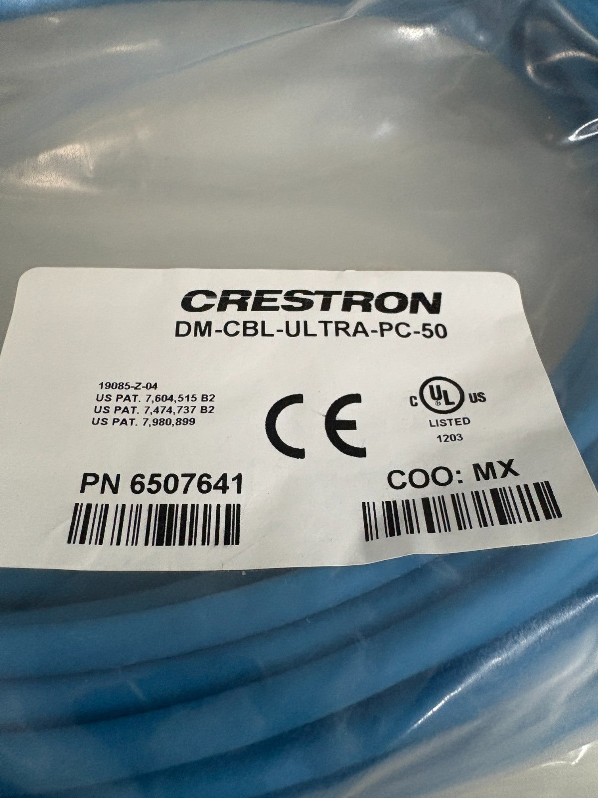 CRESTRON DIGITAL MEDIA ULTRA PATCH CABLE 50' W/BONUS HDMI CABLE CBL-HD-201