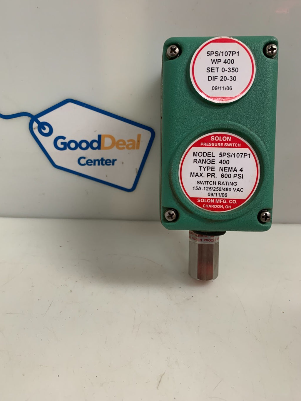 SOLON PRESSURE SWITCH 5PS/107P1 NEW IN BOX