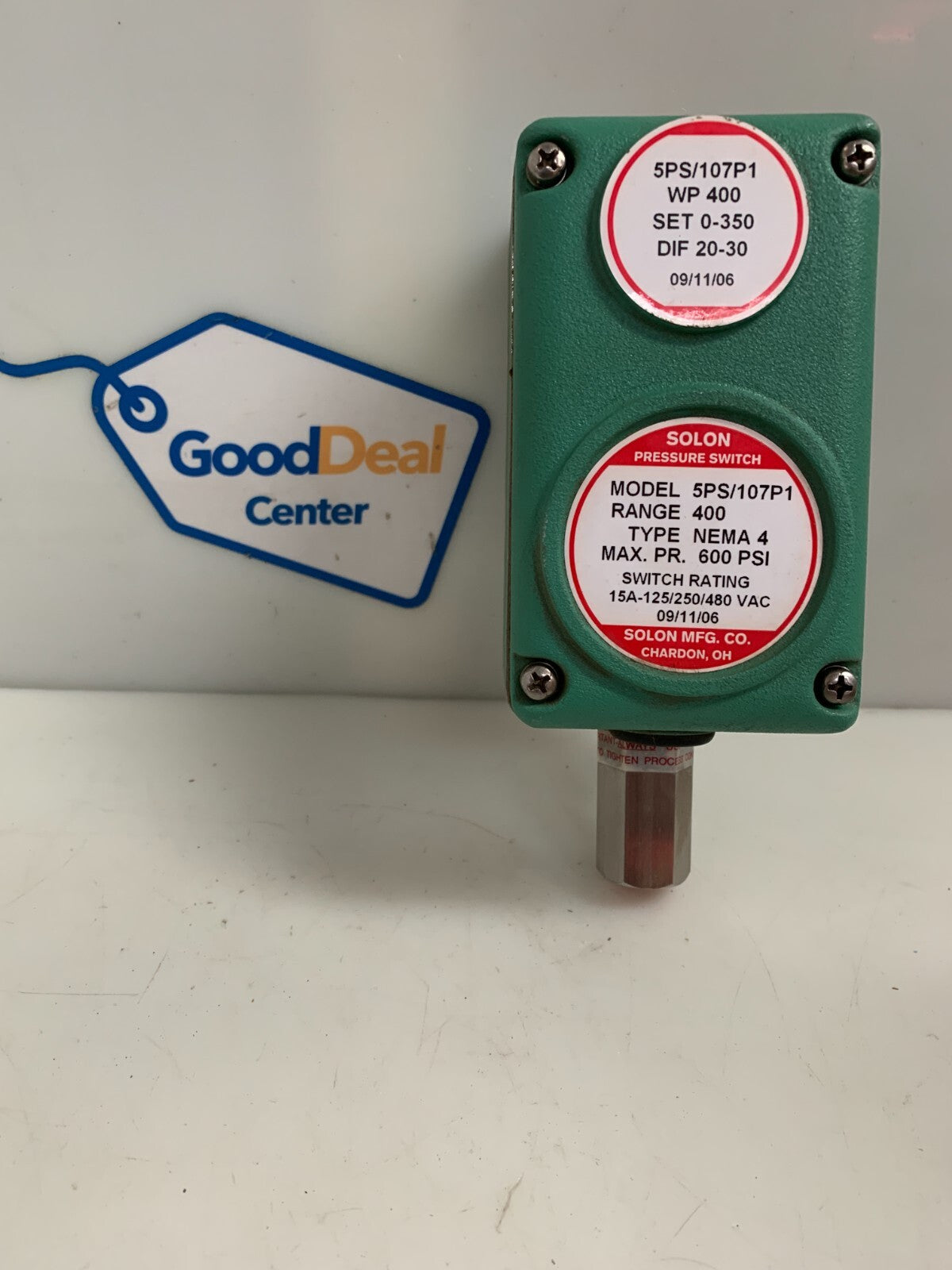 SOLON PRESSURE SWITCH 5PS/107P1 NEW IN BOX