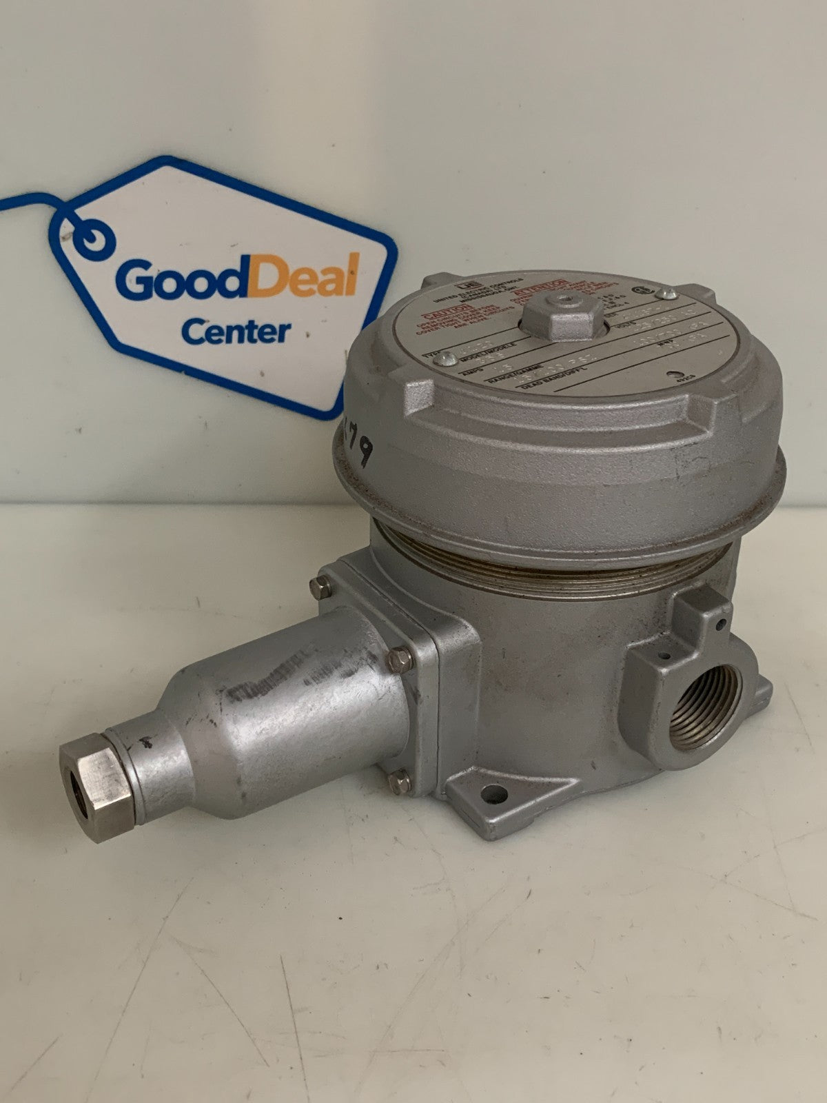 UNITED ELECTRIC CONTROLS EXPLOSION PROOF PRESSURE SWITCH J120-356