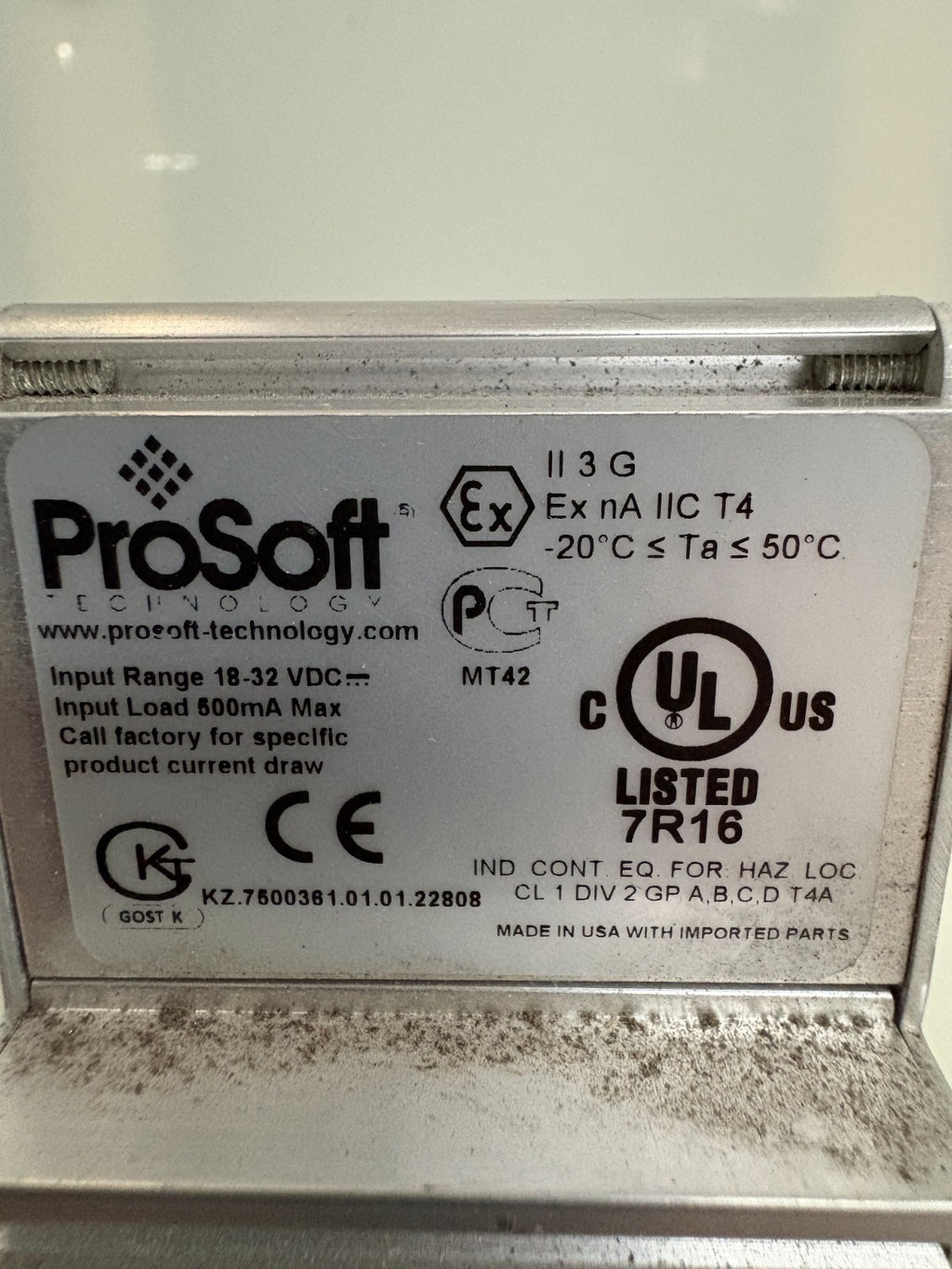 PROLINX ETHERNET GATEWAY MODBUS PLUS TO MODBUS TCP/IP PROSOFT 5303-MBP-DFNT