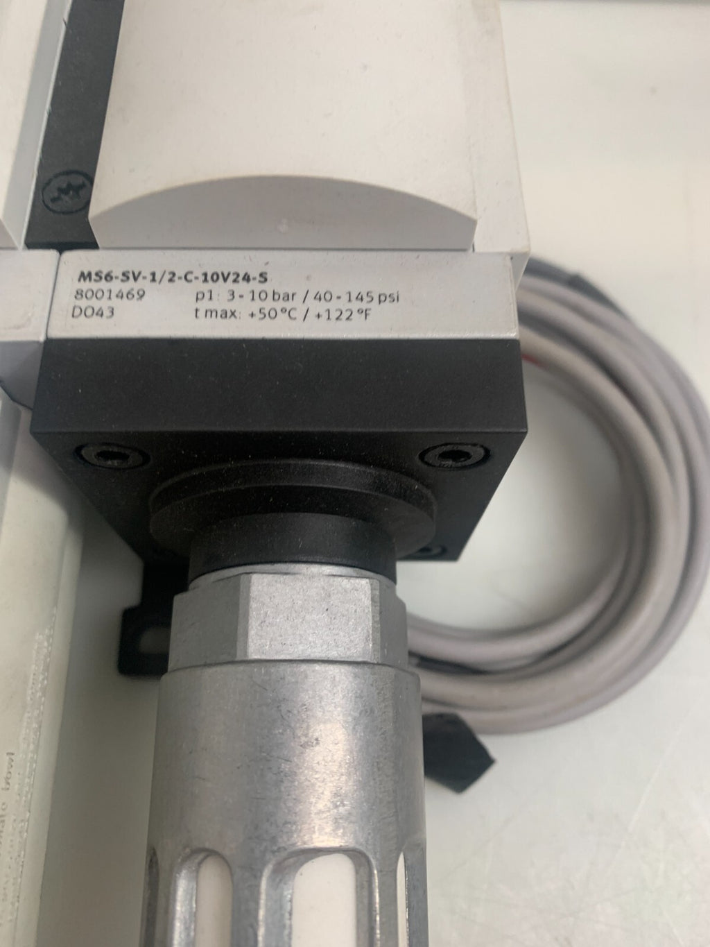 Festo Pneumatic MS6-EM1-1/2-S + MS6-LFR-1/2-D7-E-R-M-AS + MS6-SV-1/2-10V24-5