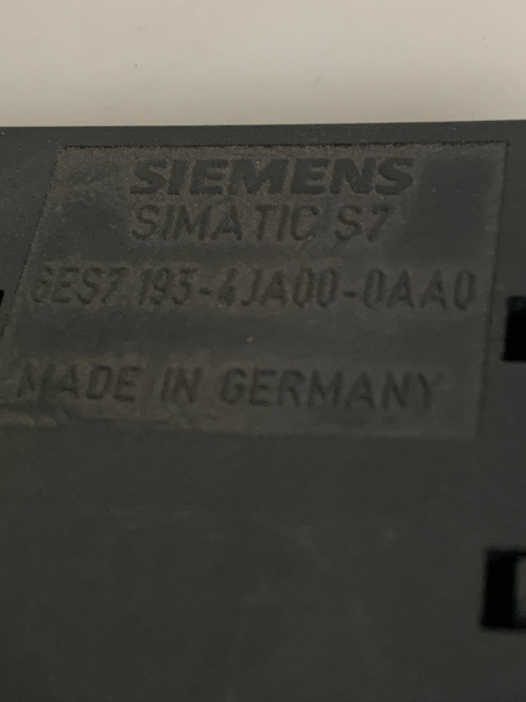 LOT OF 3 SIEMENS TERMINATION MODULE 6 ES7193-4JA00-0AA0