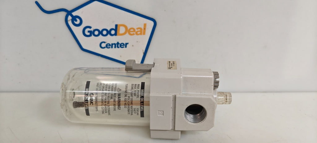 SMC PNEUMATIC LUBRICATOR 150 PSI AL40-N04-Z-A 1