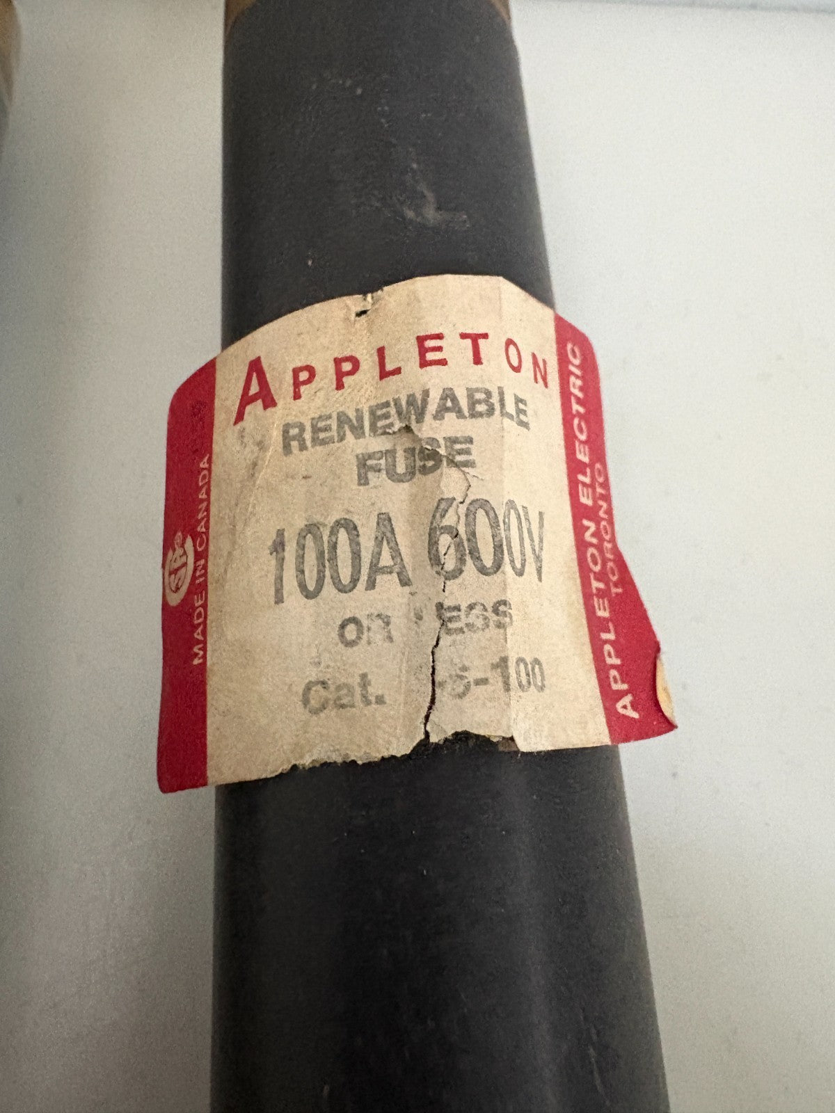 LOT OF 6 APPLETON RENEWABLE FUSE 66-1001