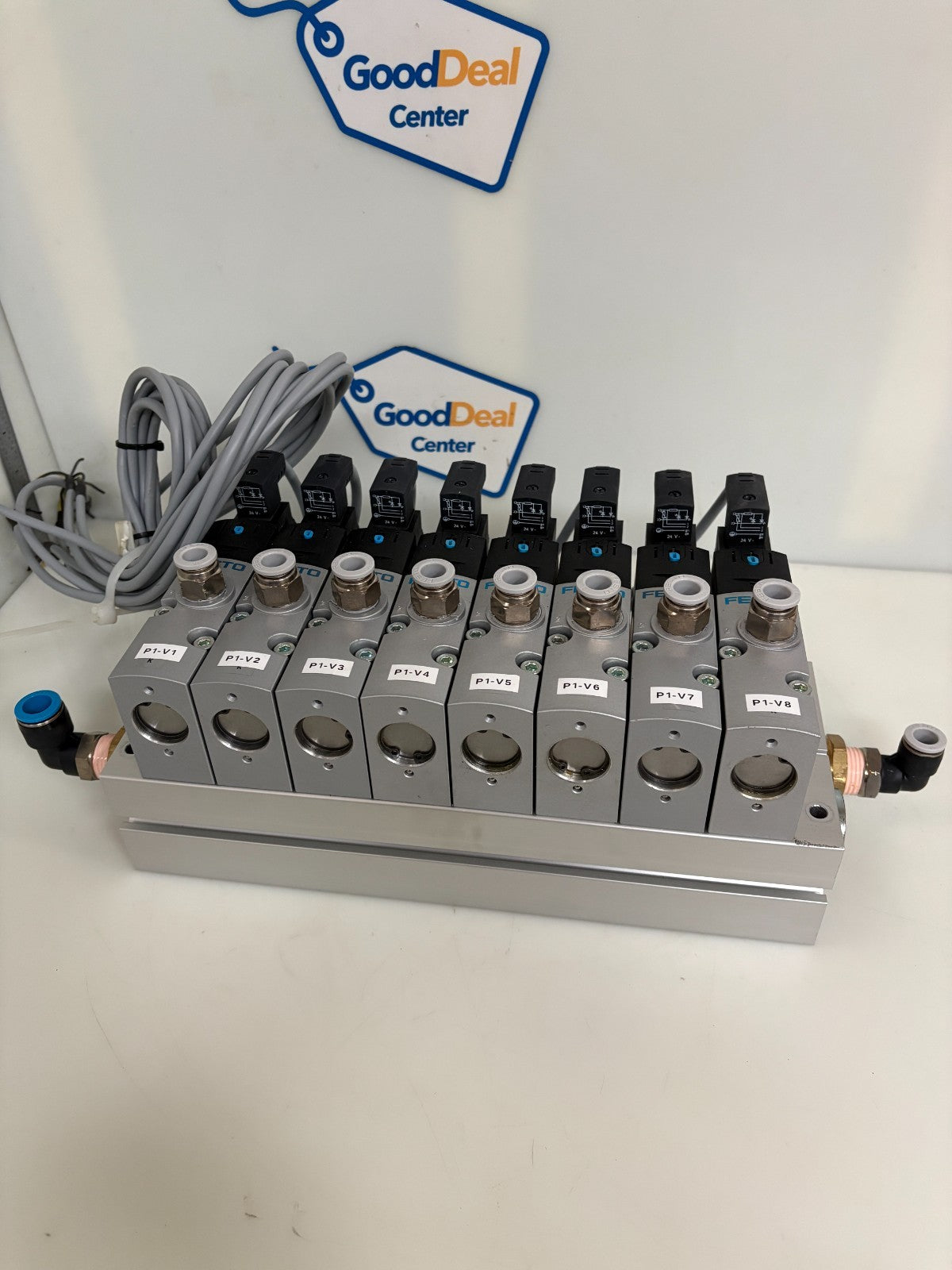 FESTO MANIFOLD BLOCK 8026401 VABM-B10-30E-G34-8-P3 W/8XSOLENOID 8030811