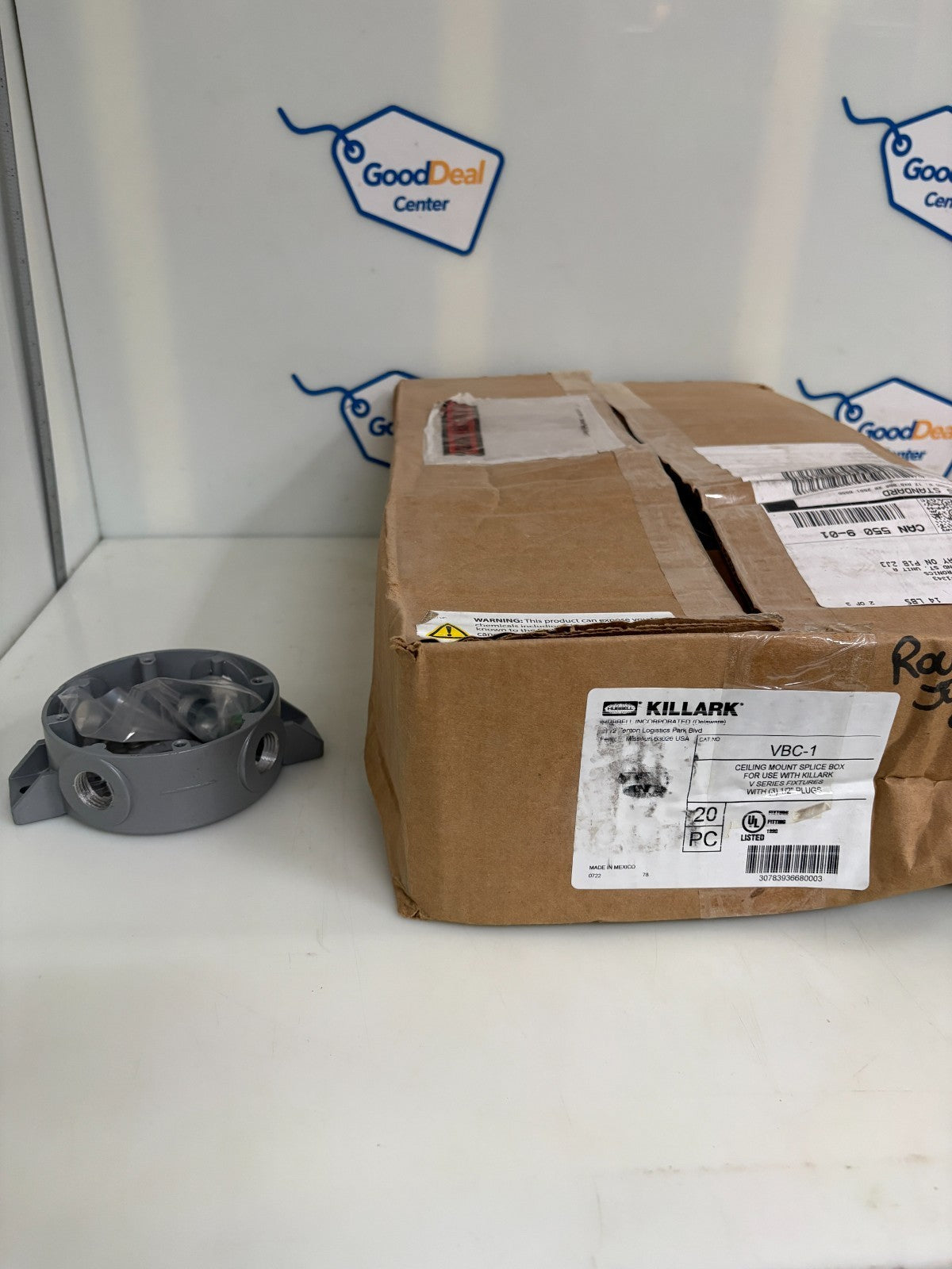 HUBBELL KILLARK CEILING MOUNT SPLICE BOX VBC-1  20 IN BOX0