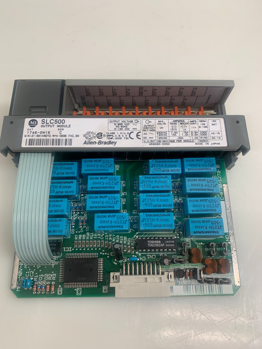 ALLEN BRADLEY  SLC 500   Output Module  1746-0W16  C2