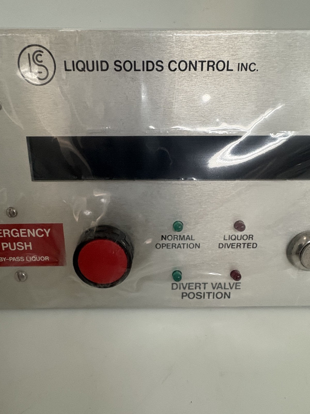LIQUID SOLIDS CONTROL TB-1 OPERATOR CONTROL PANEL/DIVERTER