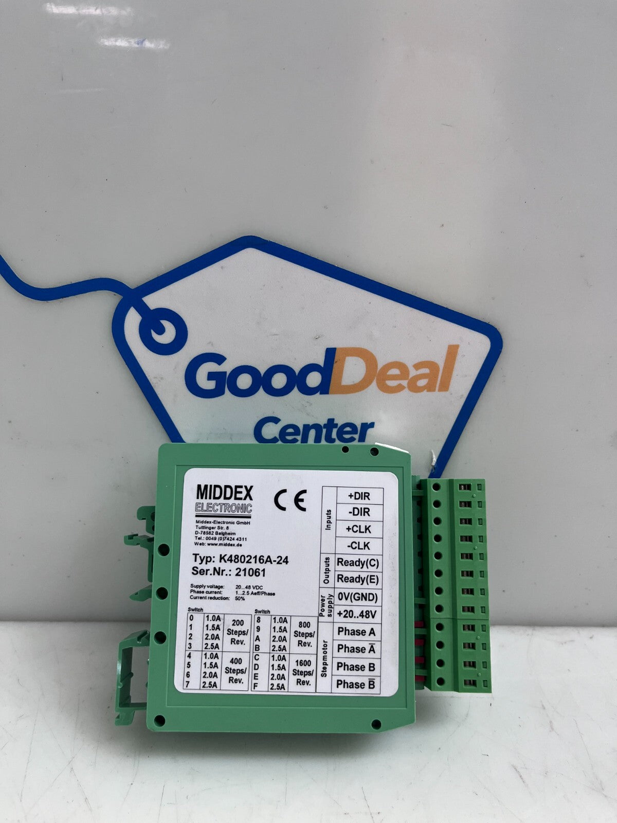 MIDDEX ELECTRONIC K480216A-24 Stepper Motor Controller