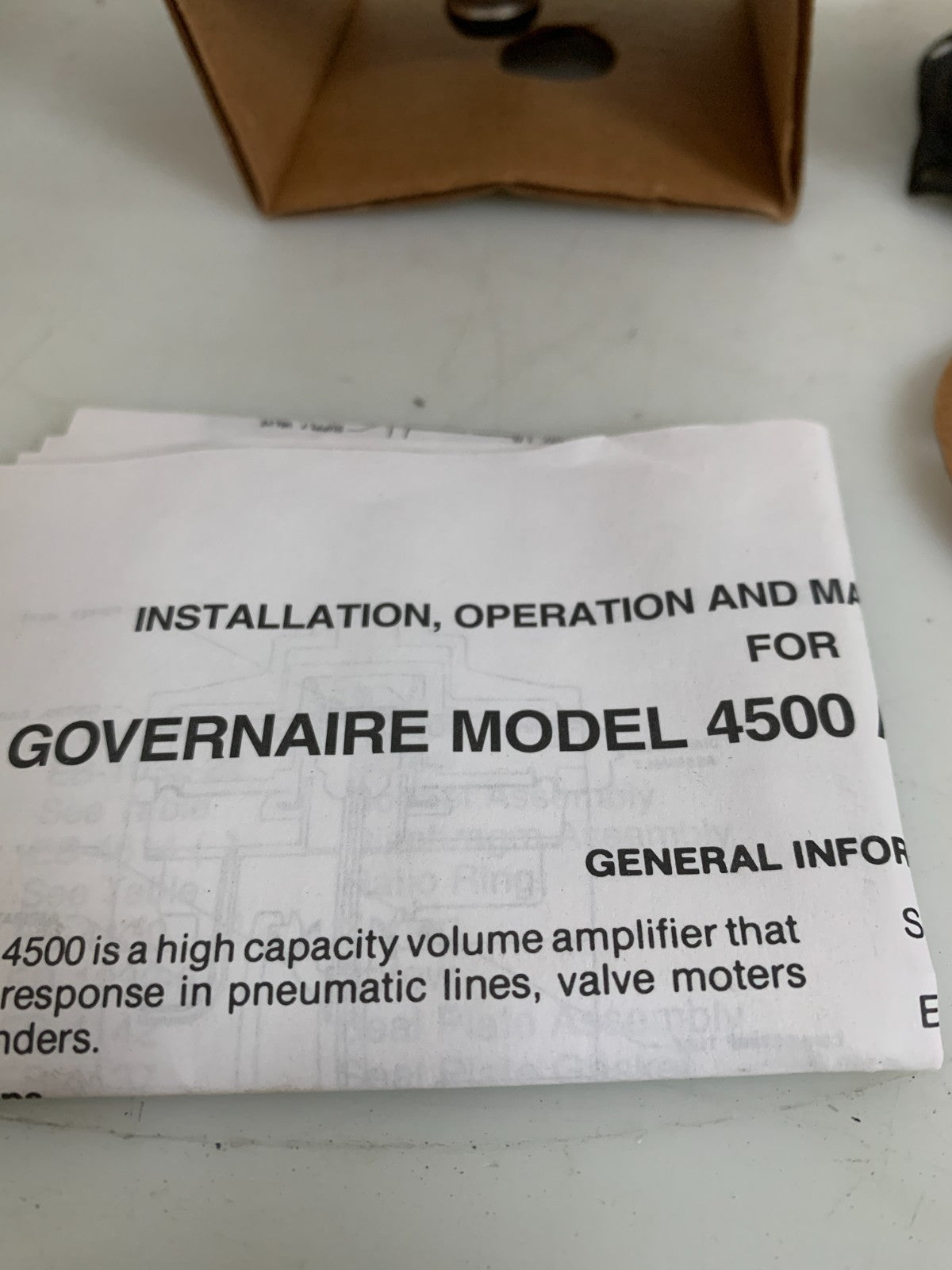 FAIRCHILD 4500 A AIR VOLUME BOOSTER REPAIR KIT EA-12161-1