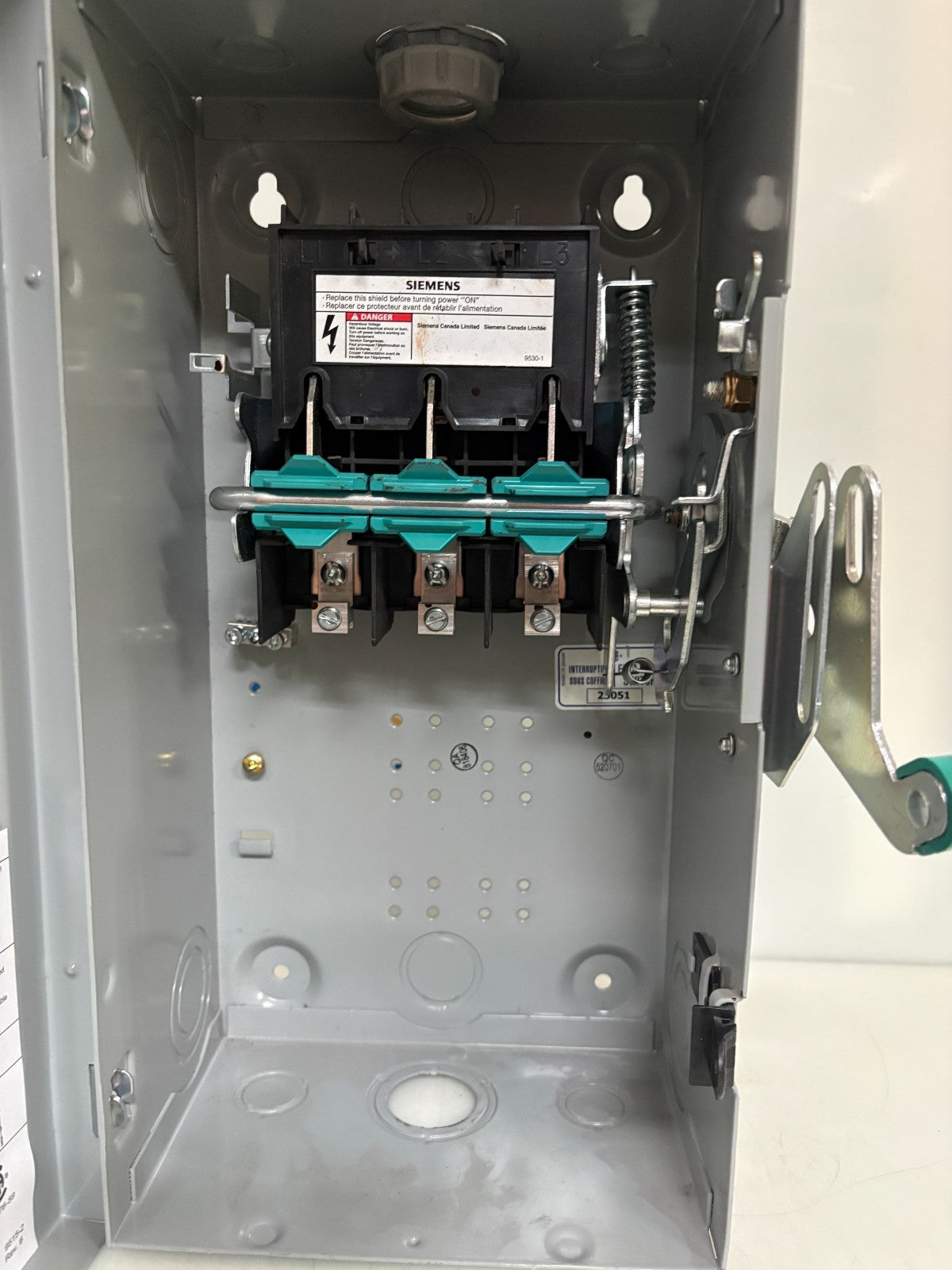 SIEMENS INDUSTRIAL DUTY SWITCH ID362NF 3