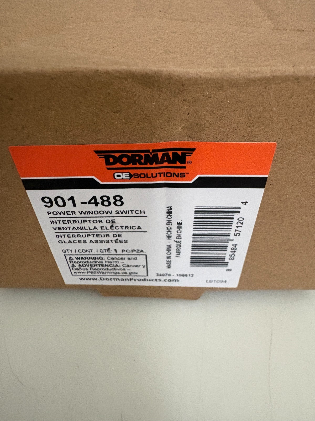 DORMAN POWER WINDOW SWITCH 901-488 3