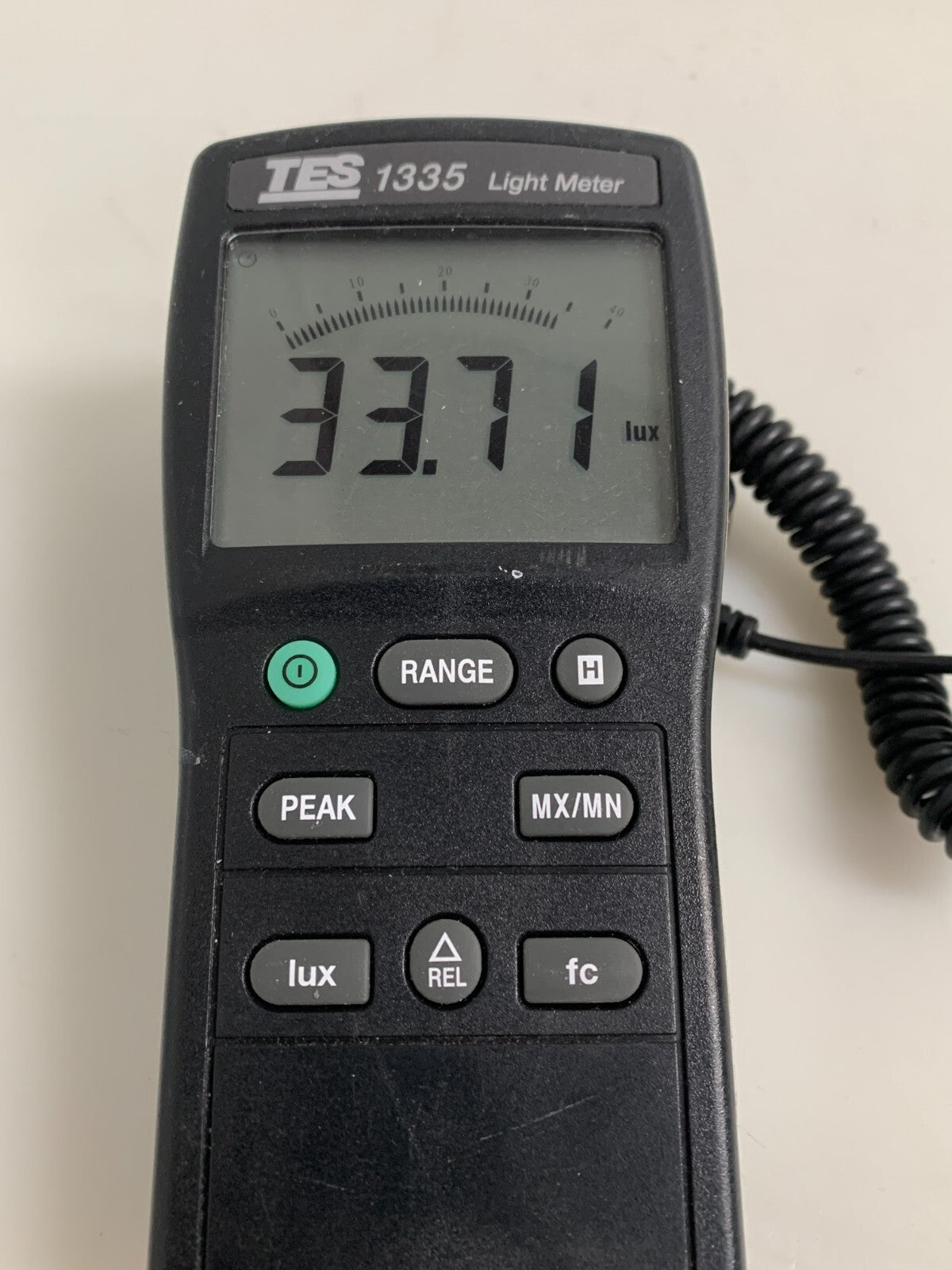TES-1335 DIGITAL LIGHT METER (USED NO BOX)4