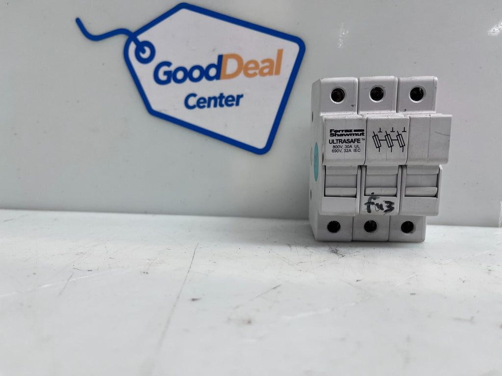 MERSEN FERRAZ SHAWMUT USM3 UltraSafe Midget Fuse Holder C218548 (Lot of 2)