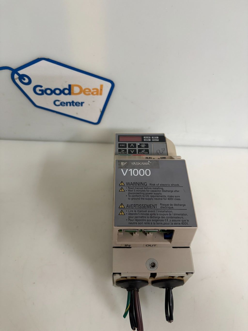 YASKAWA V1000 VARIABLE FREQUENCY DRIVE CIMR-VU2A0001FAA