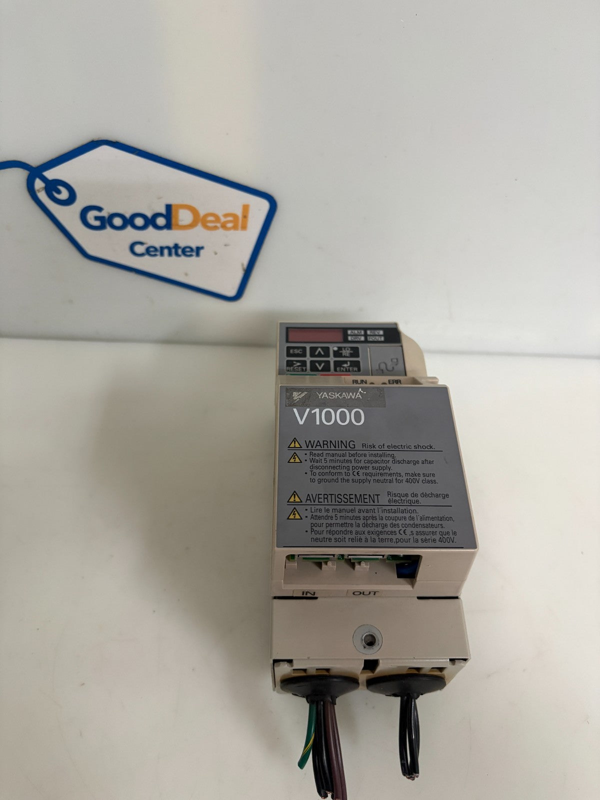 YASKAWA V1000 VARIABLE FREQUENCY DRIVE CIMR-VU2A0001FAA