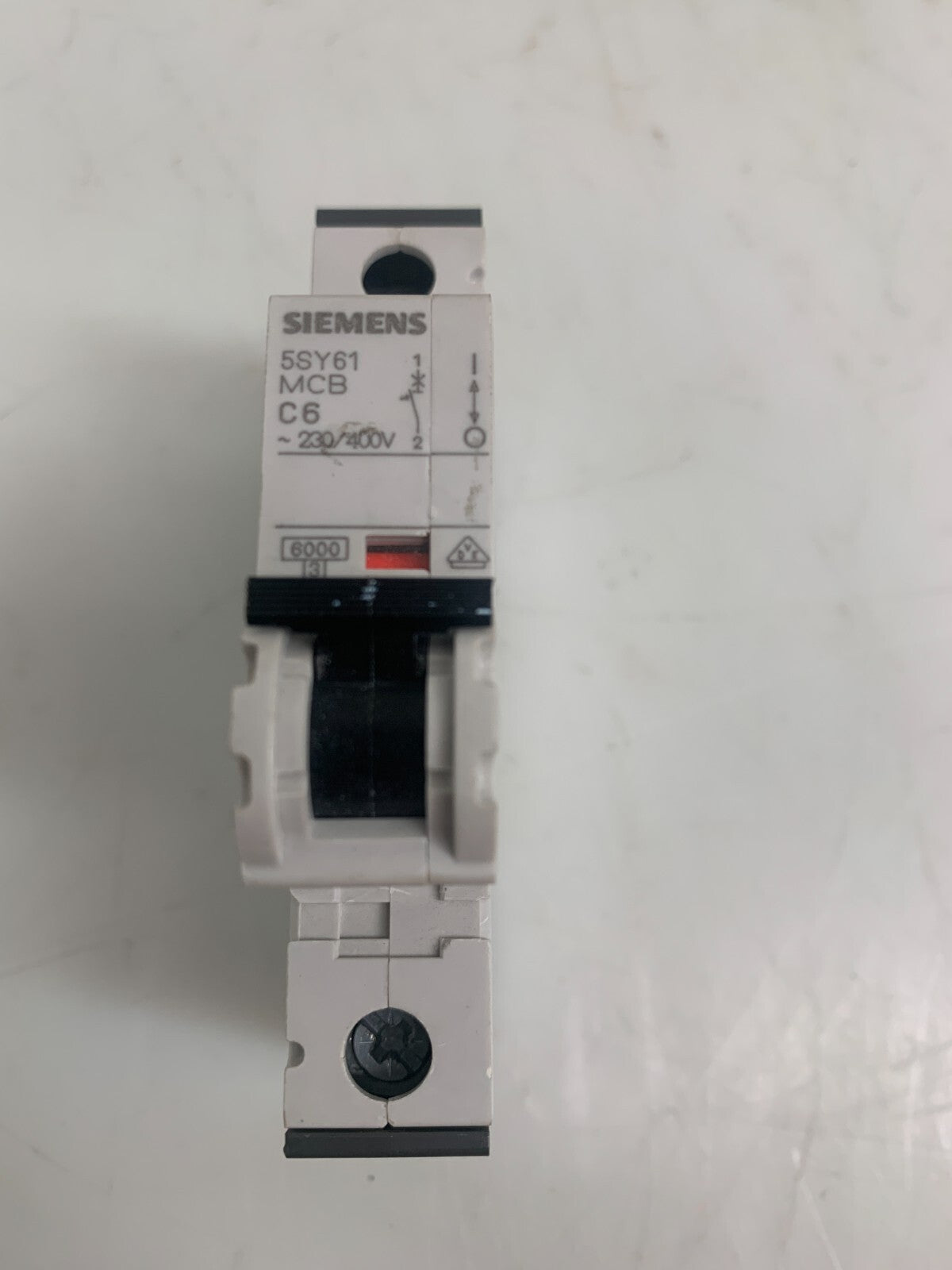 Siemens 5SY61 MCB C6 Circuit Breaker Pole 230/400V