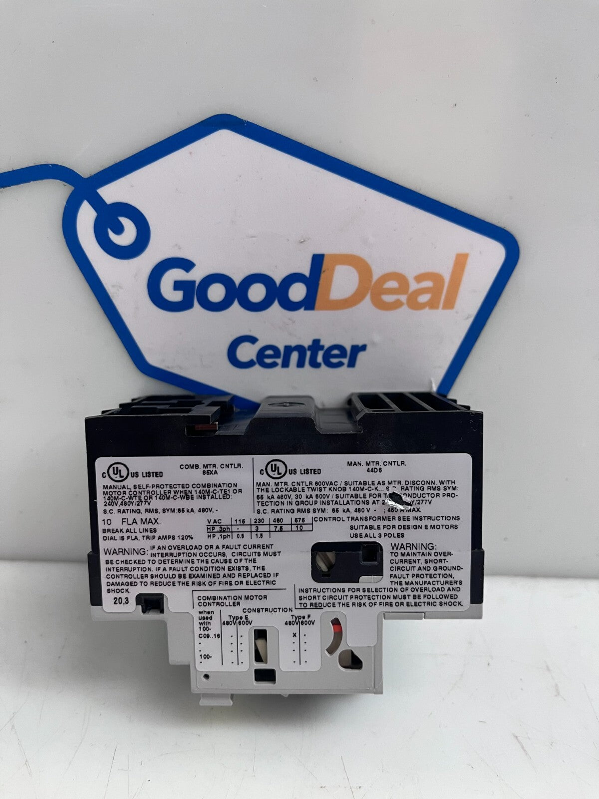 ALLEN-BRADLEY  140M-C2E-C10 Circuit Breaker Serie C (Like New)4
