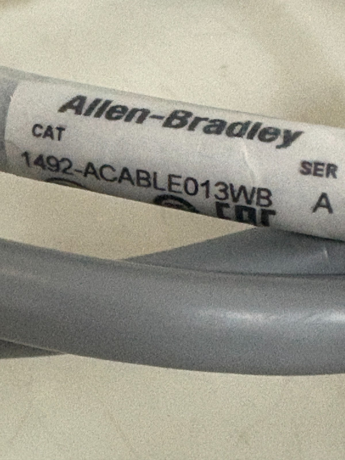 ALLEN BRADLEY CABLE ONLY 1492-ACABLE013WB A2