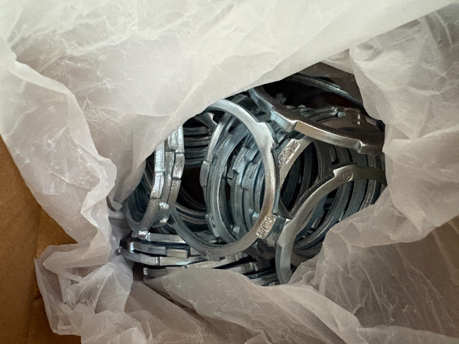 ABB THOMAS & BETTS 2" STEEL LOCKNUTS CI1716 50 PER BOX3