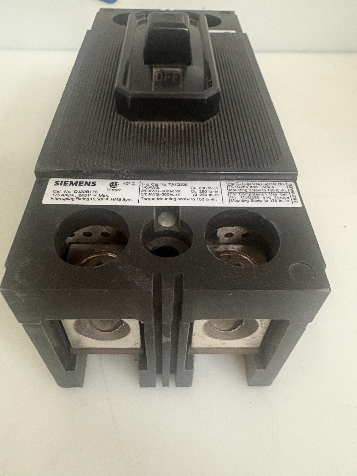 SIEMENS 60AMP QJ23B060 2