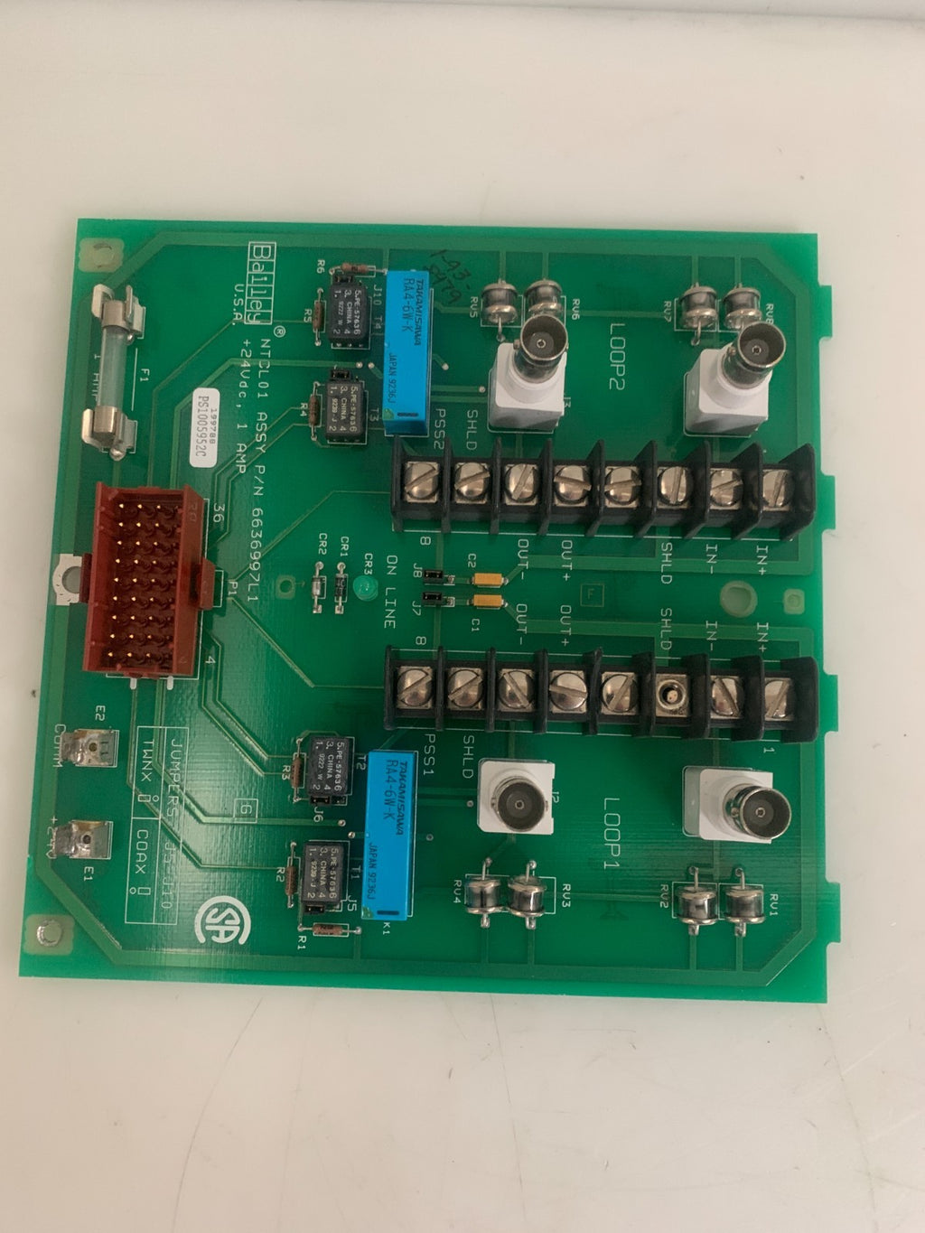 BAILEY CONTROLS COMMUNICATION TERMINATION MODULE 66 36997L1