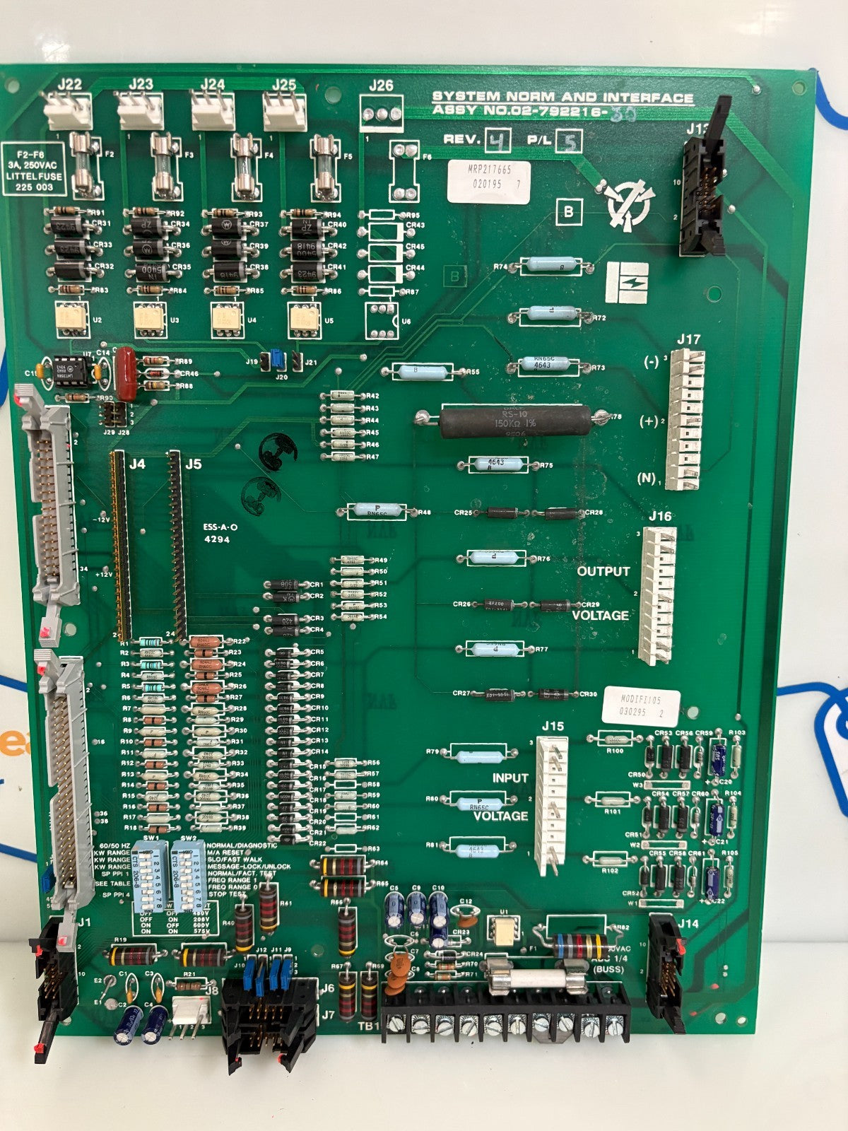 LIEBERT/EMERSON SYSTEM NORM AND INTERFACE ASSY 02-792216-261