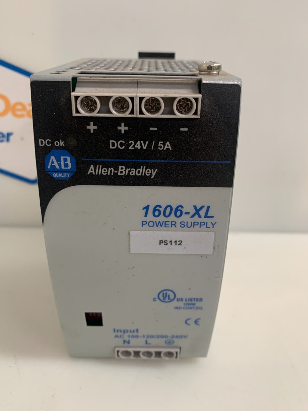 ALLEN BRADLEY POWER SUPPLY 1606-XL 1606-XL12OD SER A 24V 5A