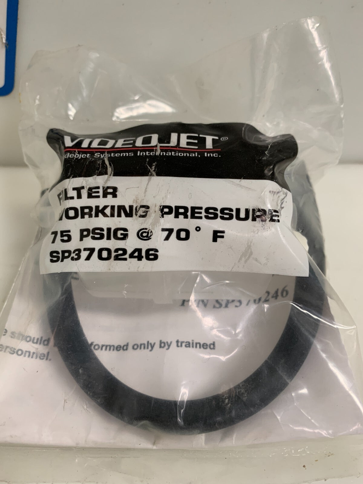 VIDEOJET FILTER WORKING PRESSURE 75PSIG #SP370 246