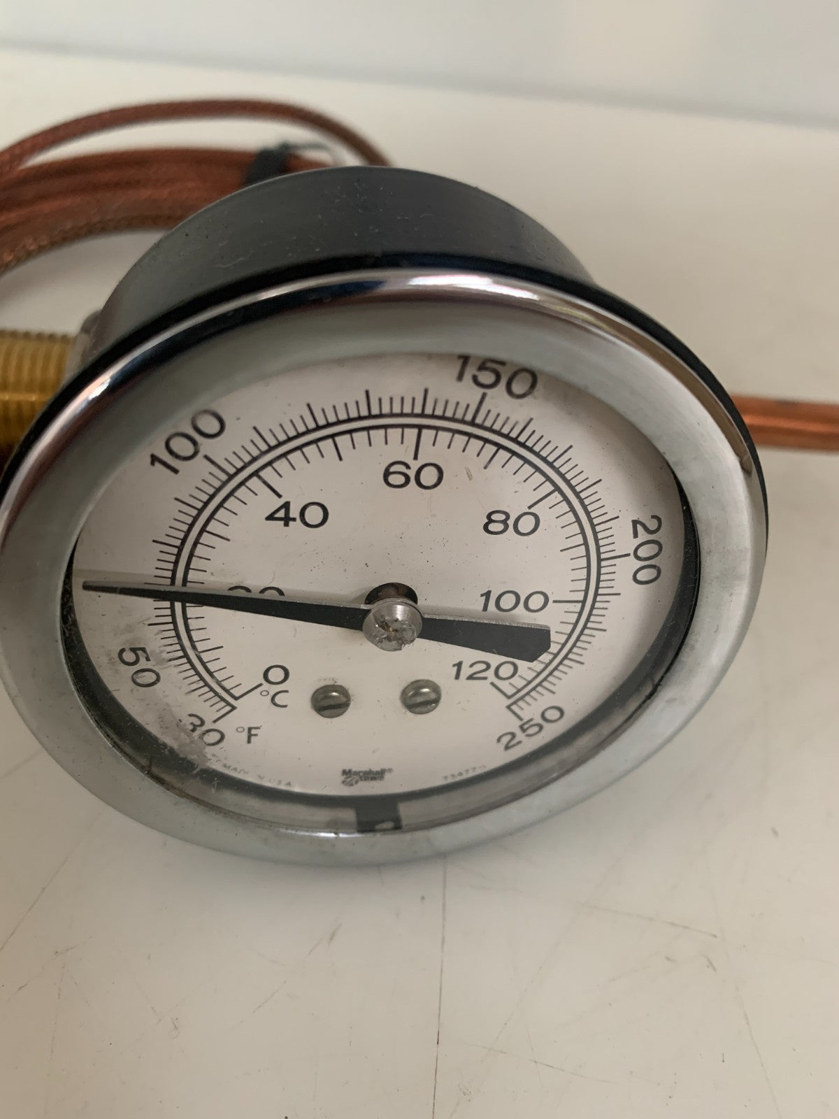 MARSHALLTOWN TEMPERATURE GAUGE 0-250F