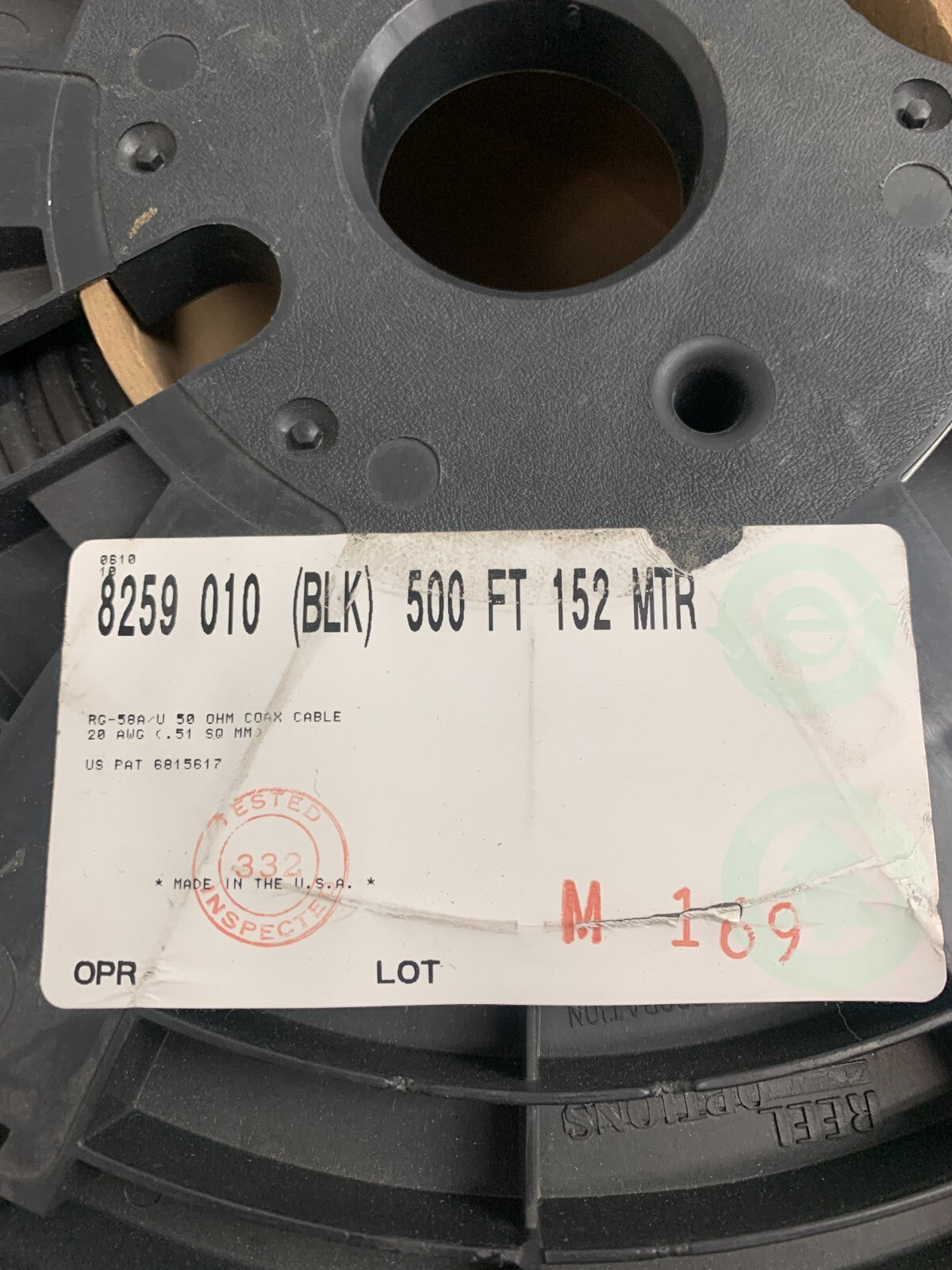 EXTRON Copxial/RL 8259 010 Cable  152 MTR