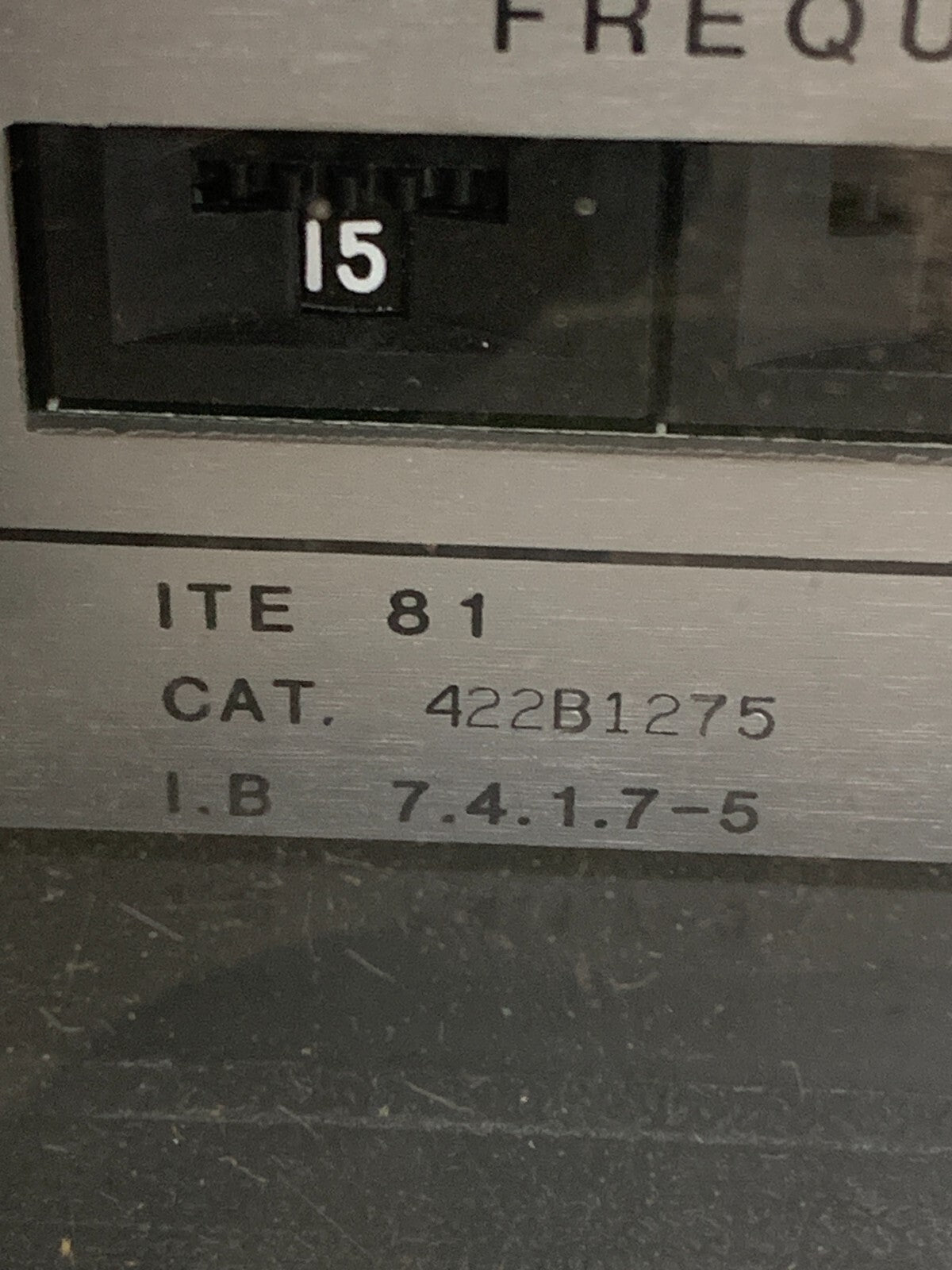 ABB FREQUENCY RELAY TYPE 81 422B1275 NEW IN BOX