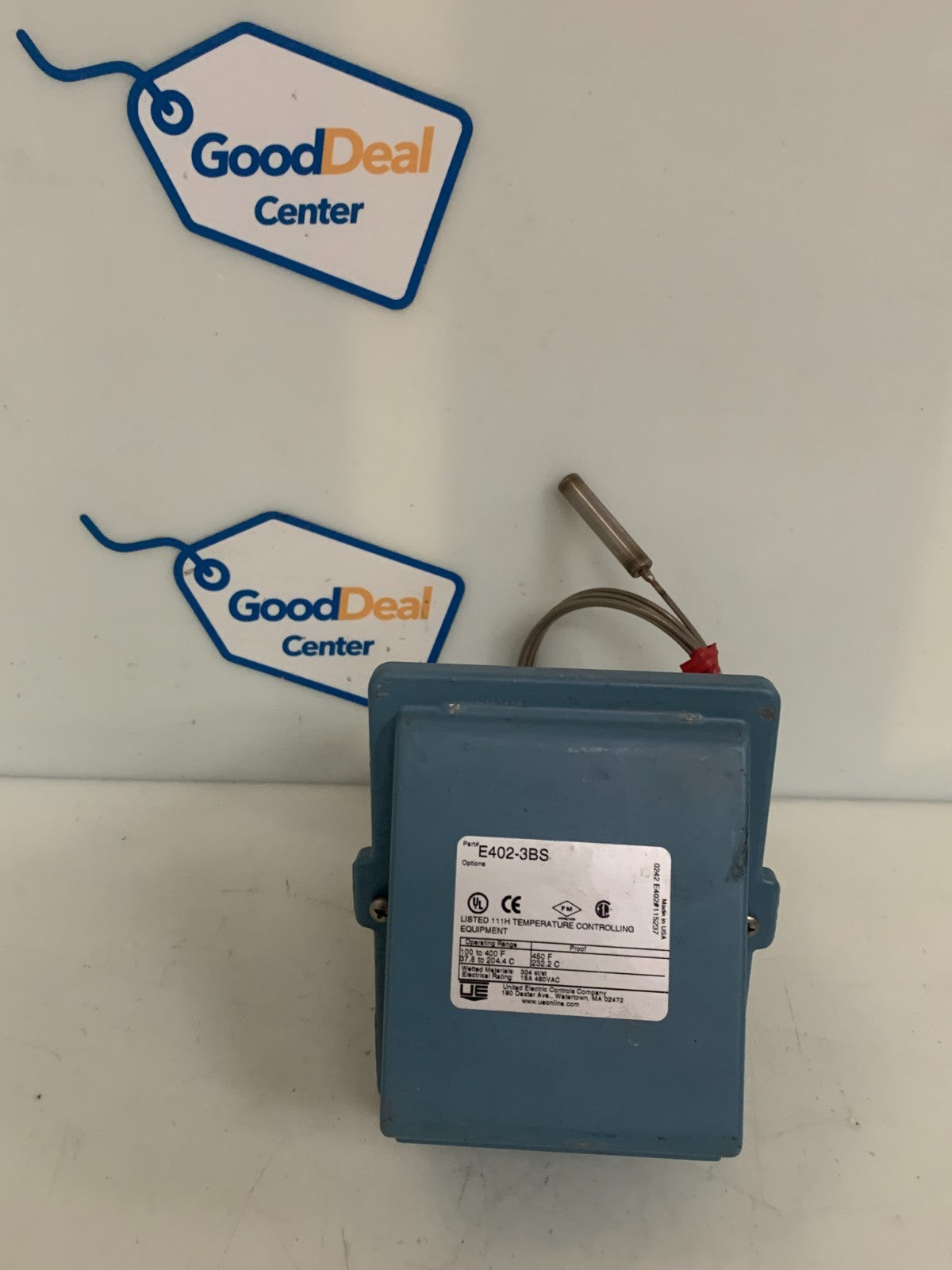 UNITED ELECTRIC CONTROLS THERMOSTAT SWITCH E 402-3BS0
