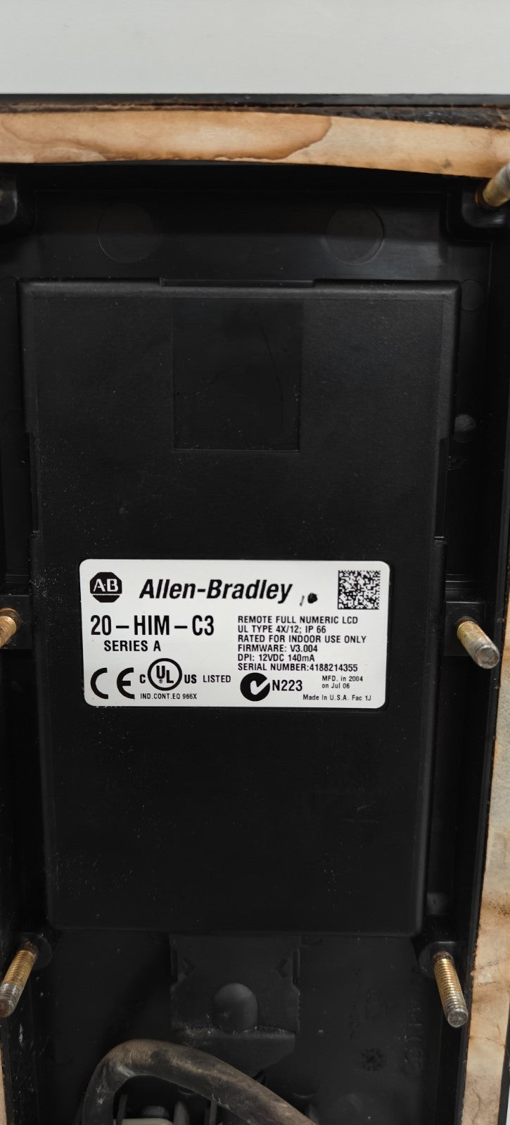 ALLEN BRADLEY INTERFACE MODULE 20-HIM-C31