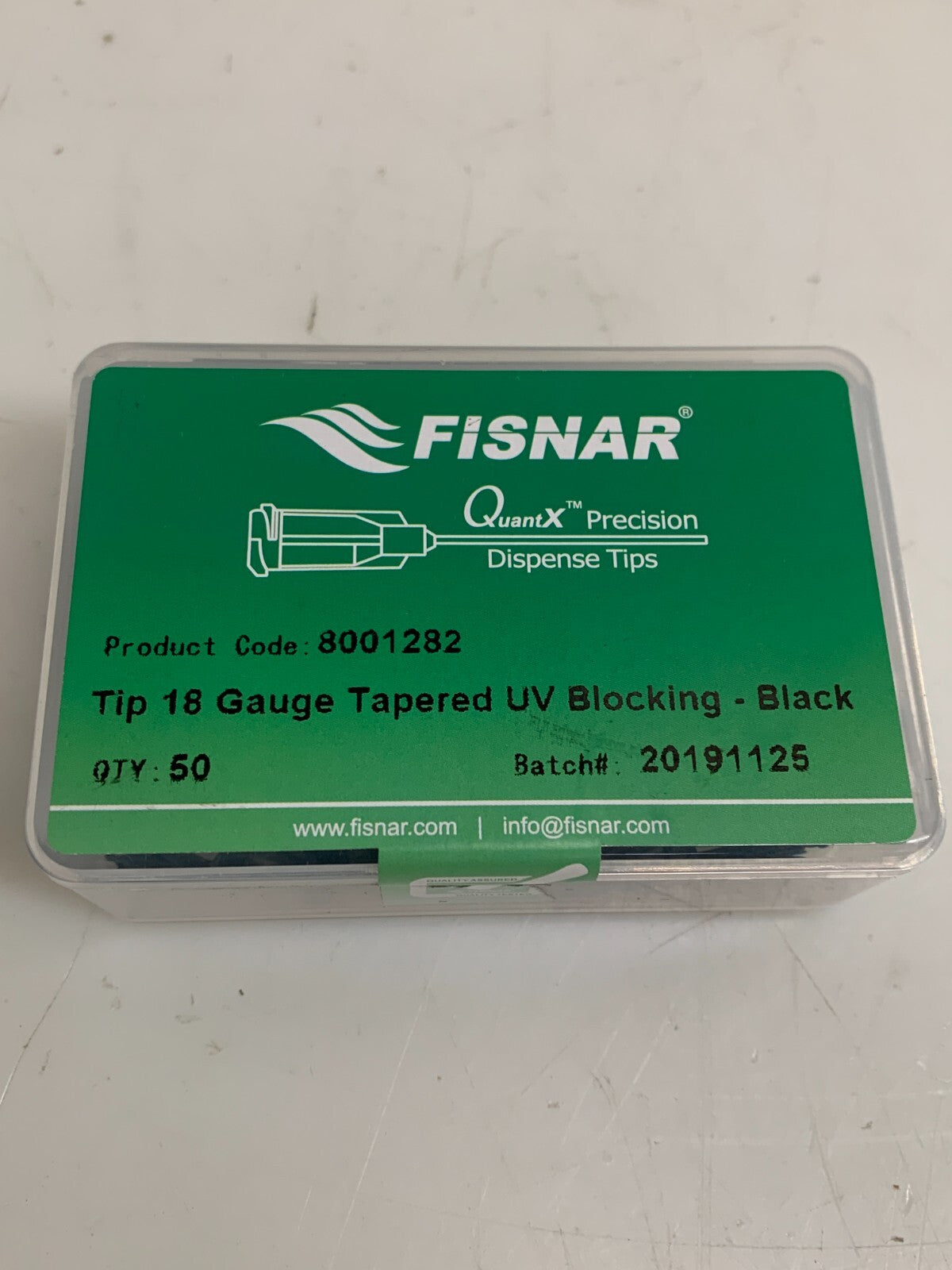 Fisnar QuantX Precision Dispense Tips 18 Gauge 80012821