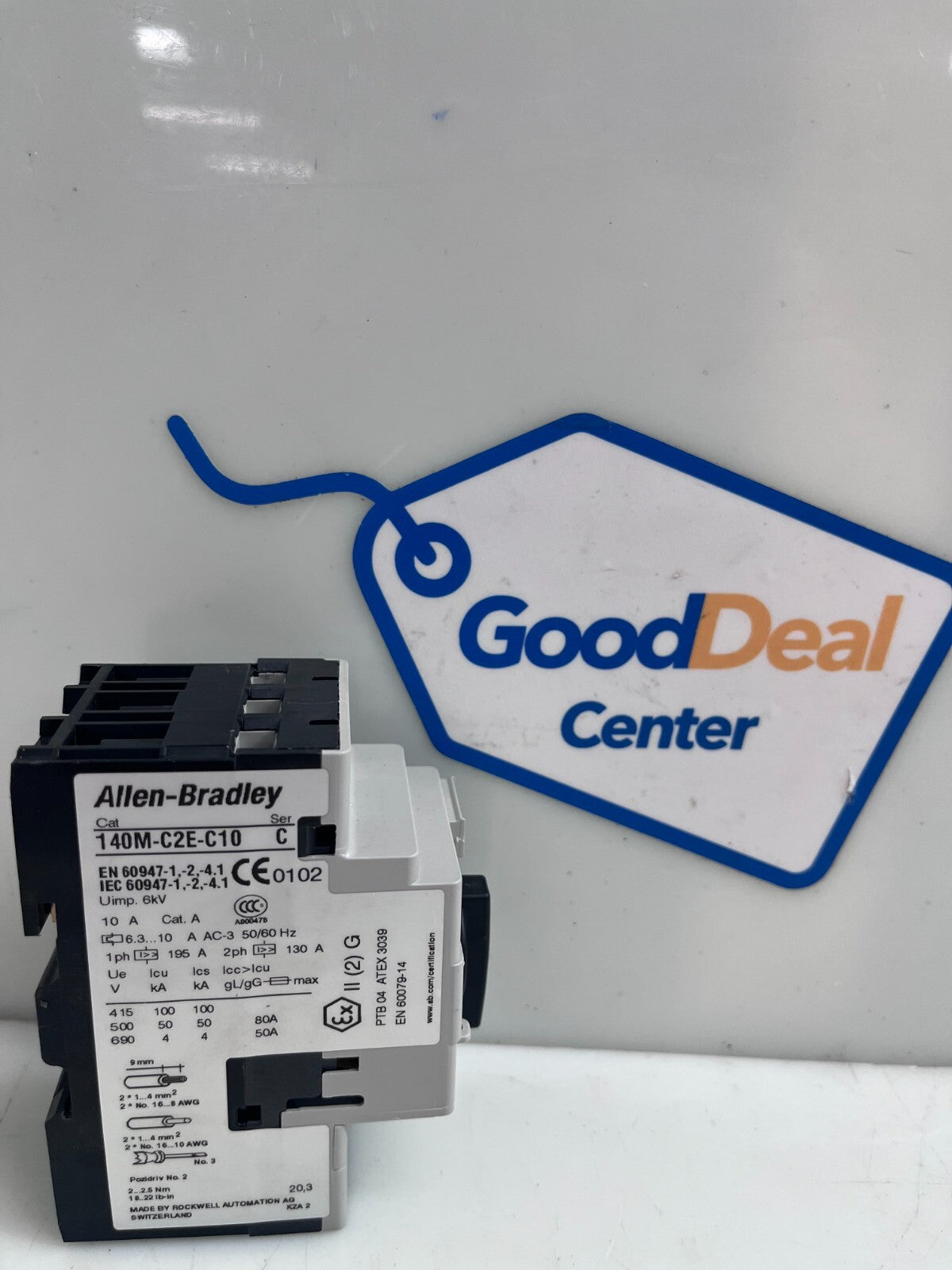 ALLEN-BRADLEY  140M-C2E-C10 Circuit Breaker Serie C (Like New)