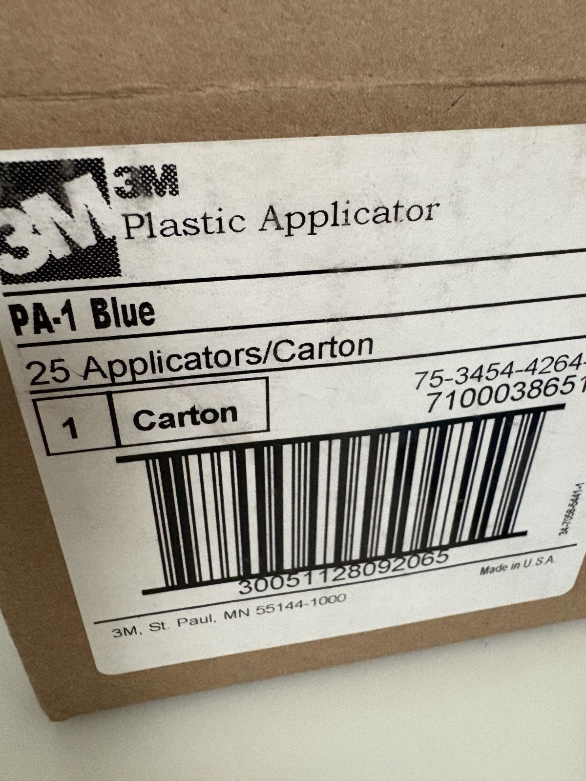 LOT OF 23  3M PLASTIC APPLICATOR PA-1 BLUE
