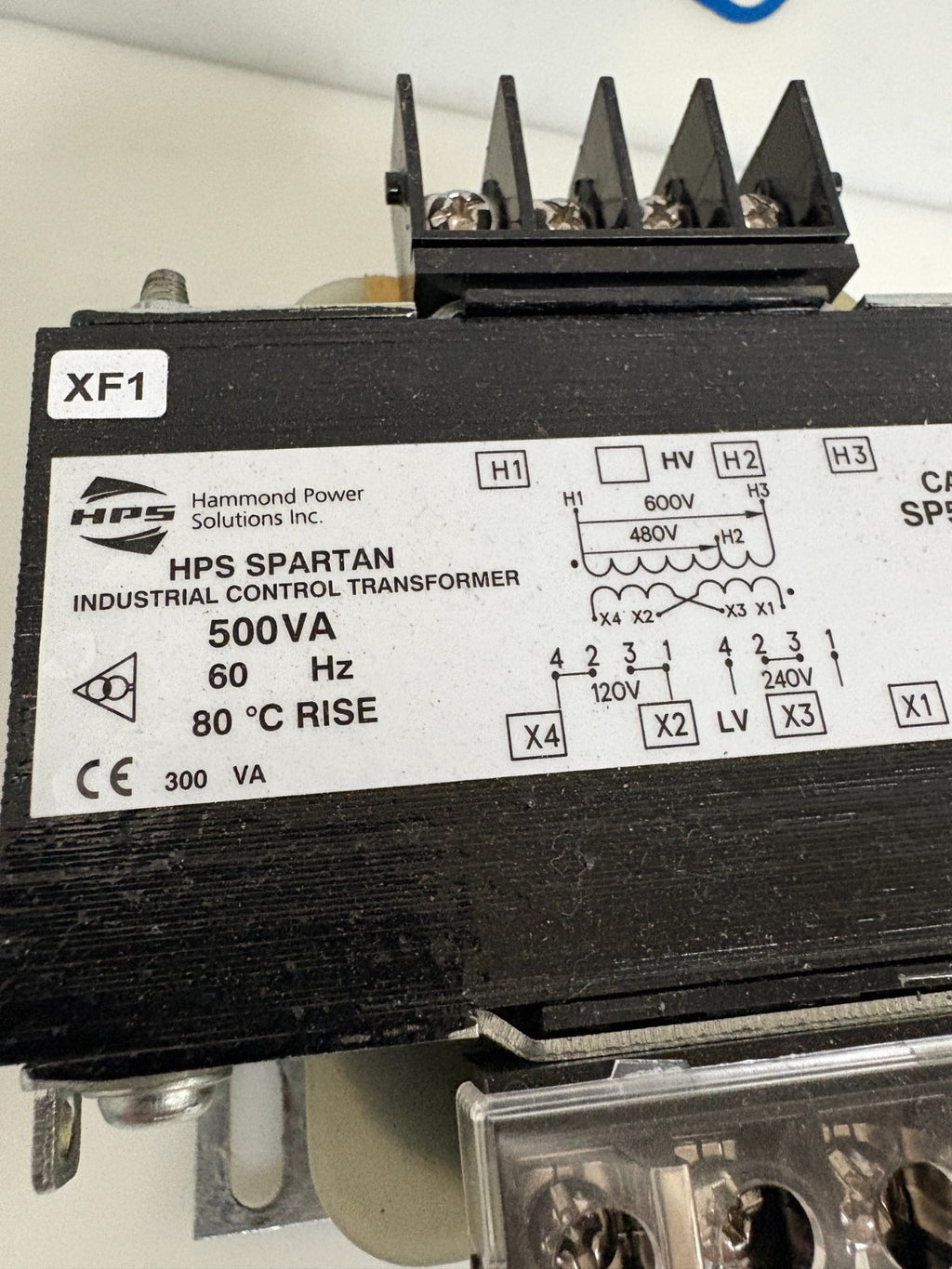 HPS HAMMOND POWER INDUSTRIAL TRANSFORMER SP 500 ACP1