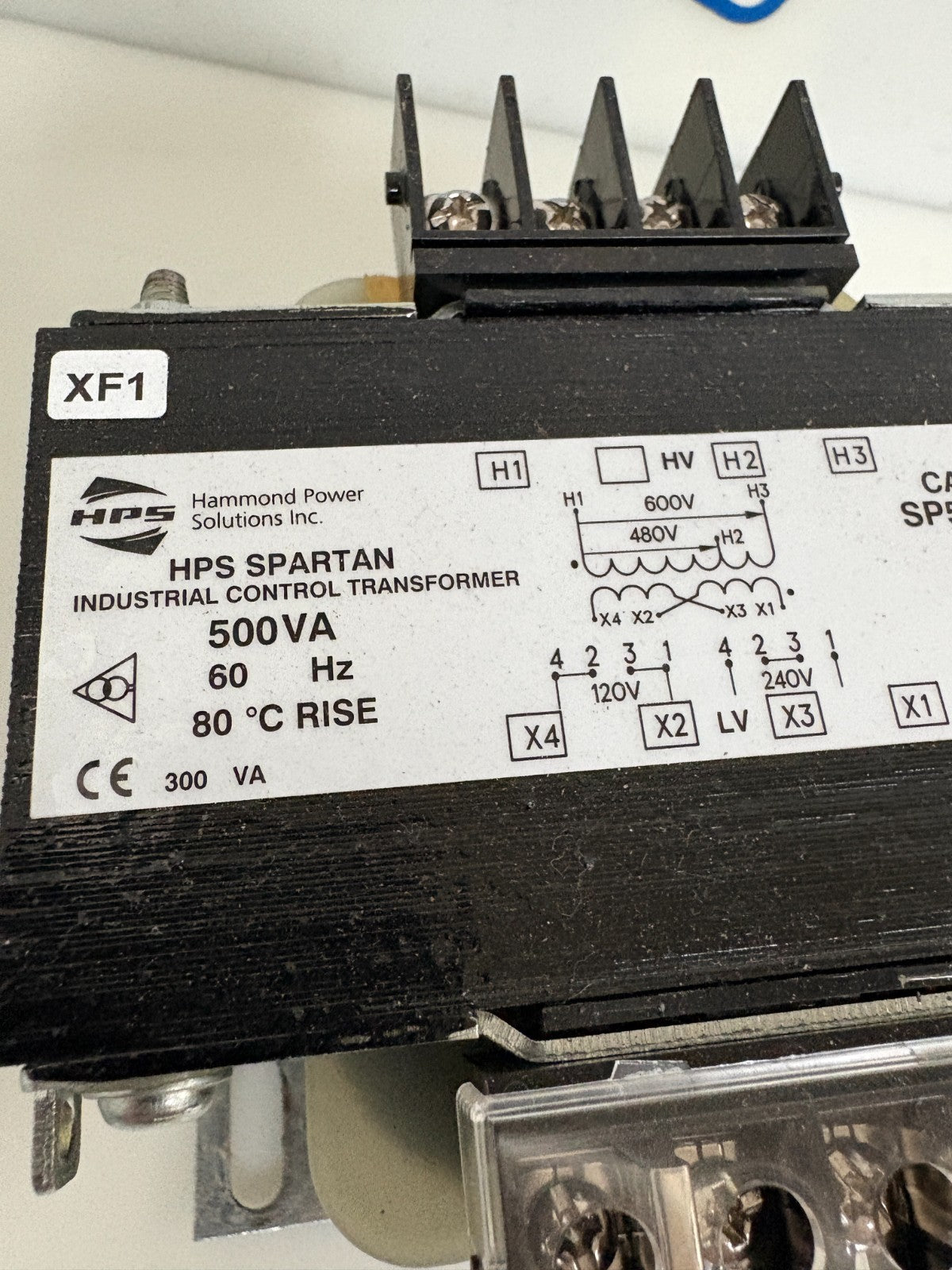 HPS HAMMOND POWER INDUSTRIAL TRANSFORMER SP 500 ACP1